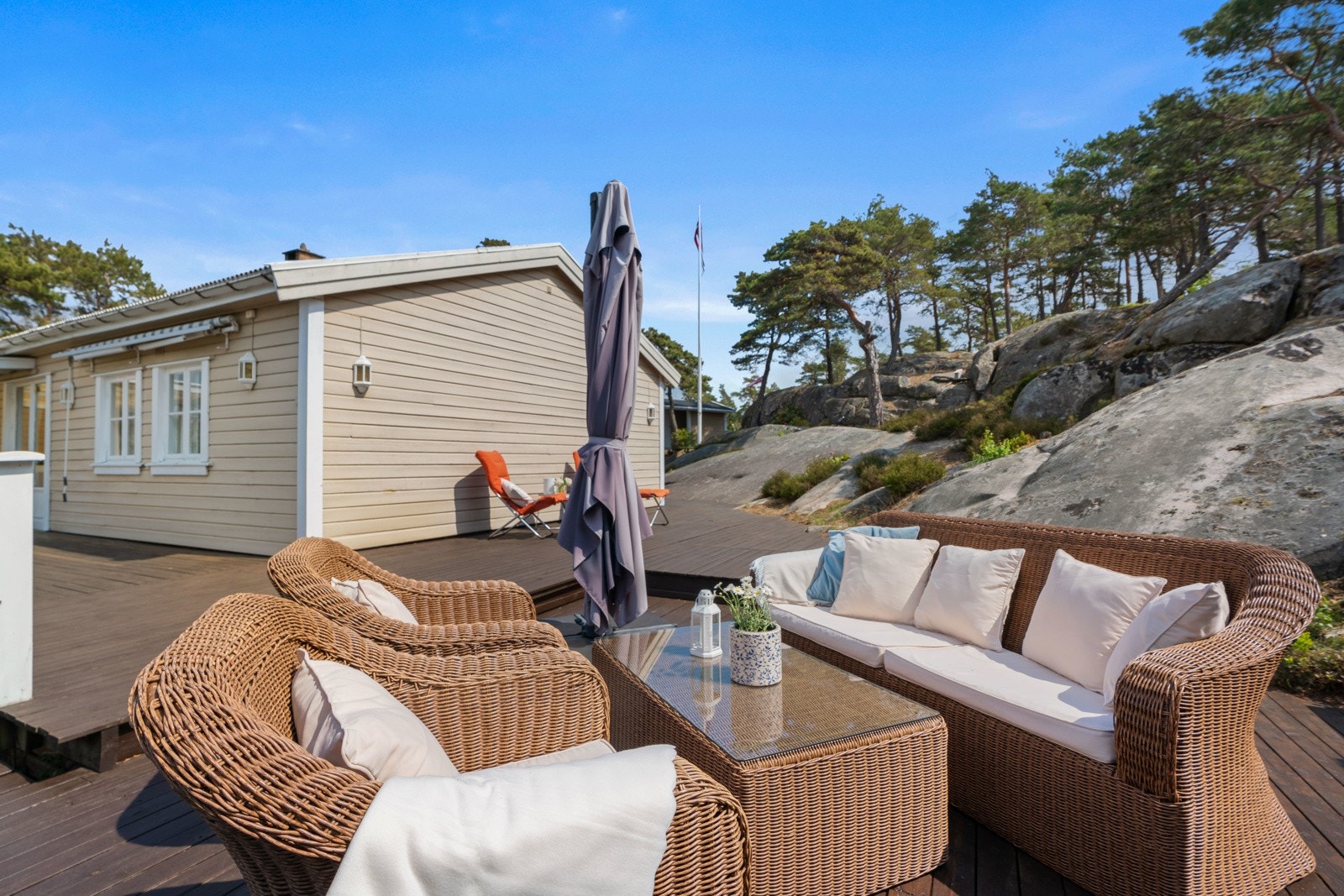 Gode solforhold og mye plass. Galleribilde