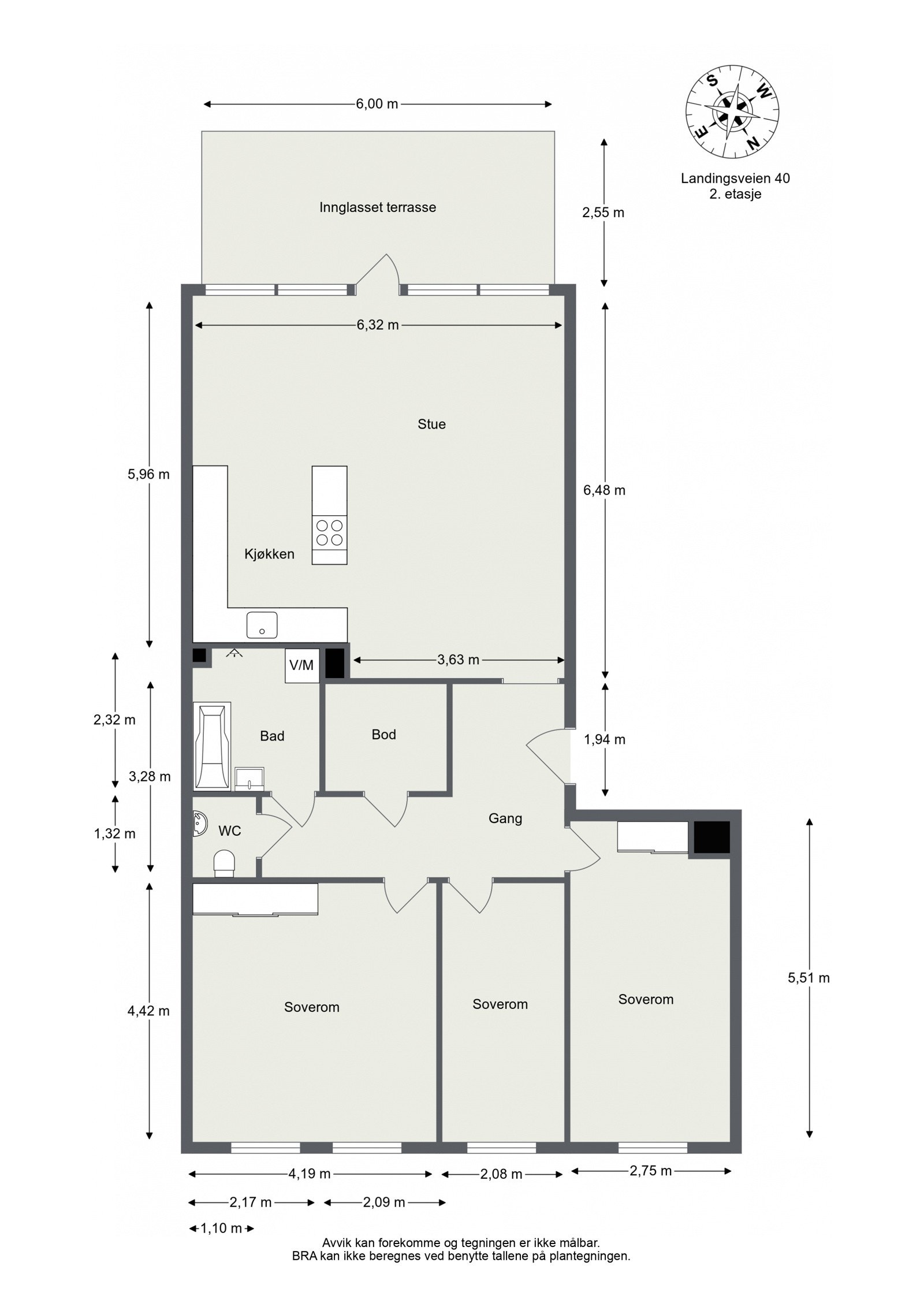 Plantegning. Galleribilde