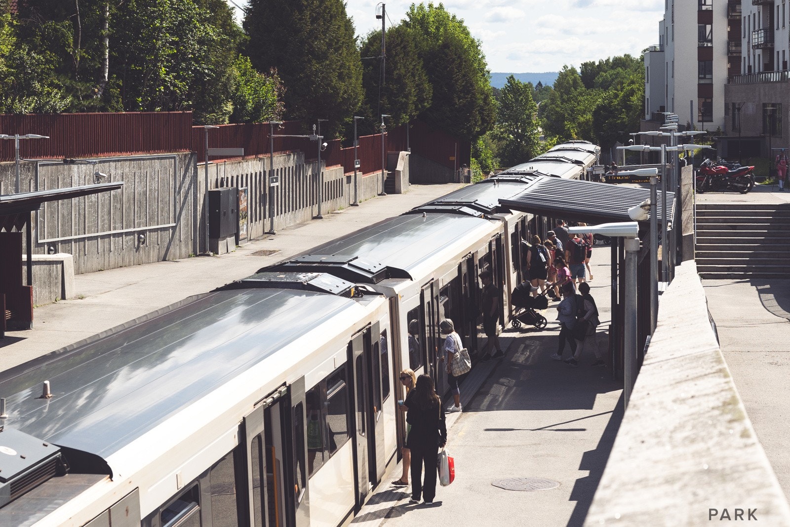 Kort vei til t-bane stasjon Galleribilde