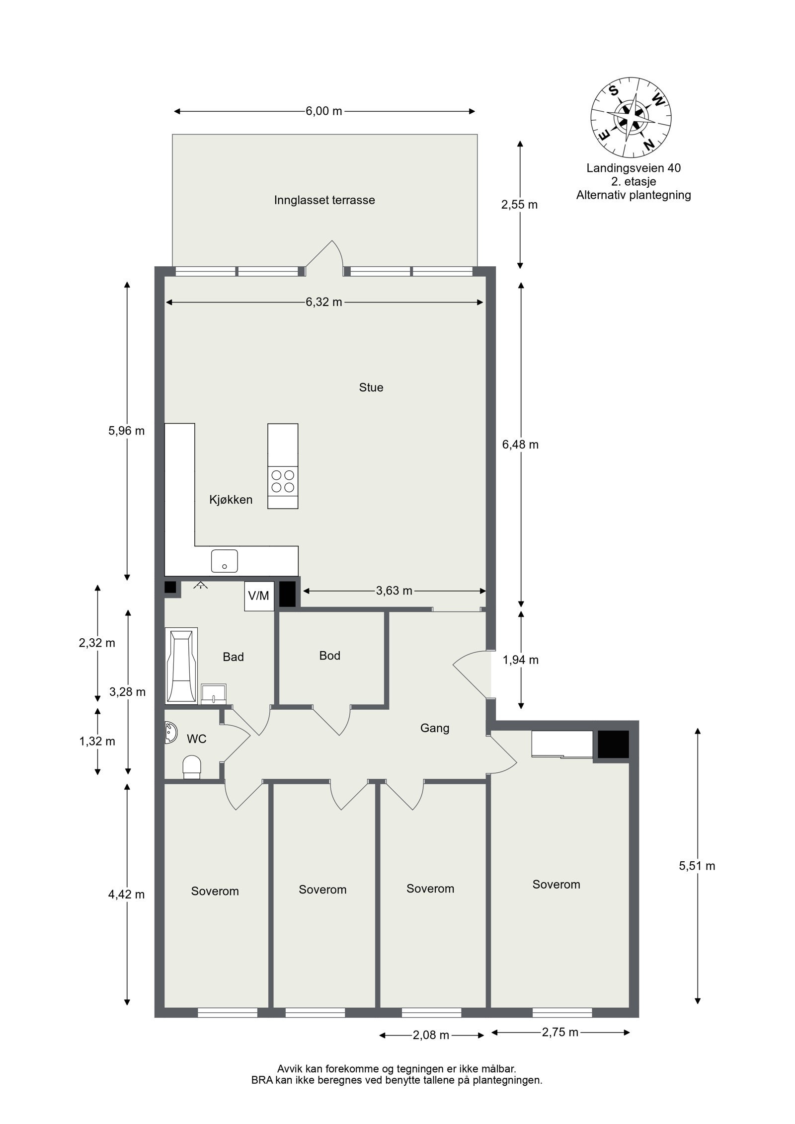 Alternativ Plantegning. Galleribilde