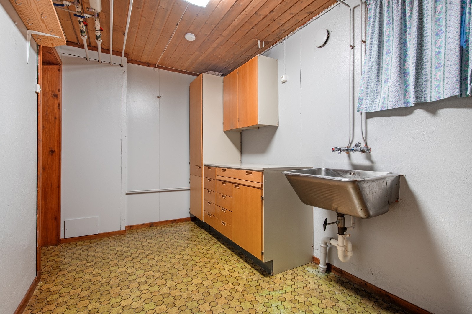 Vaskerom i underetasjen. Galleribilde