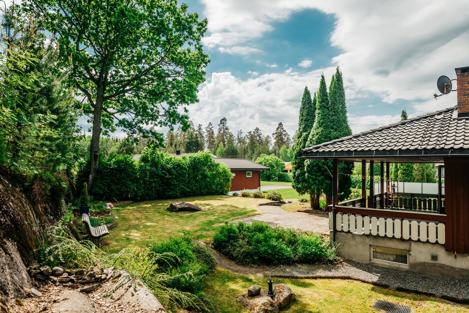 Uteområde. Galleribilde