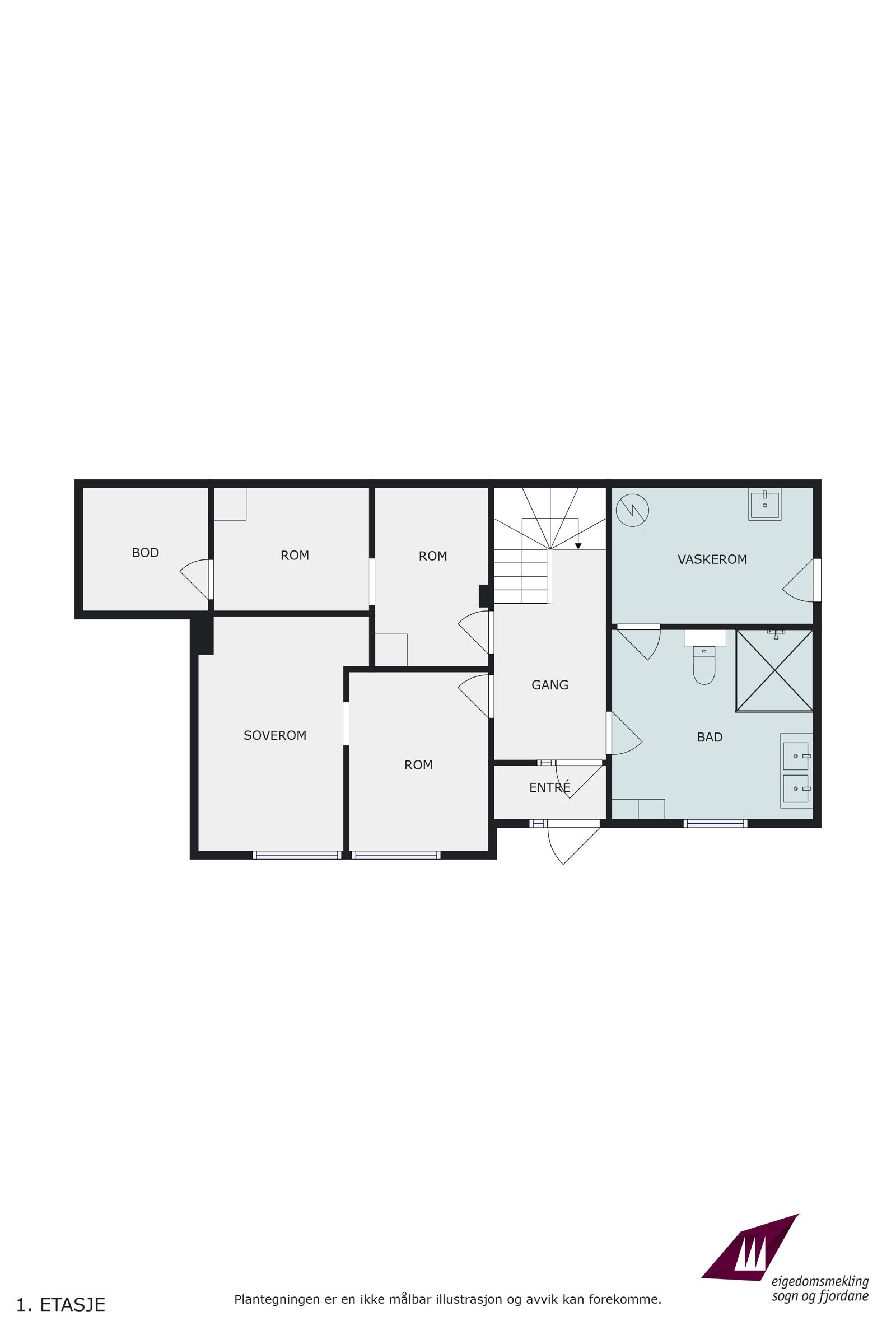 Plantegning Galleribilde