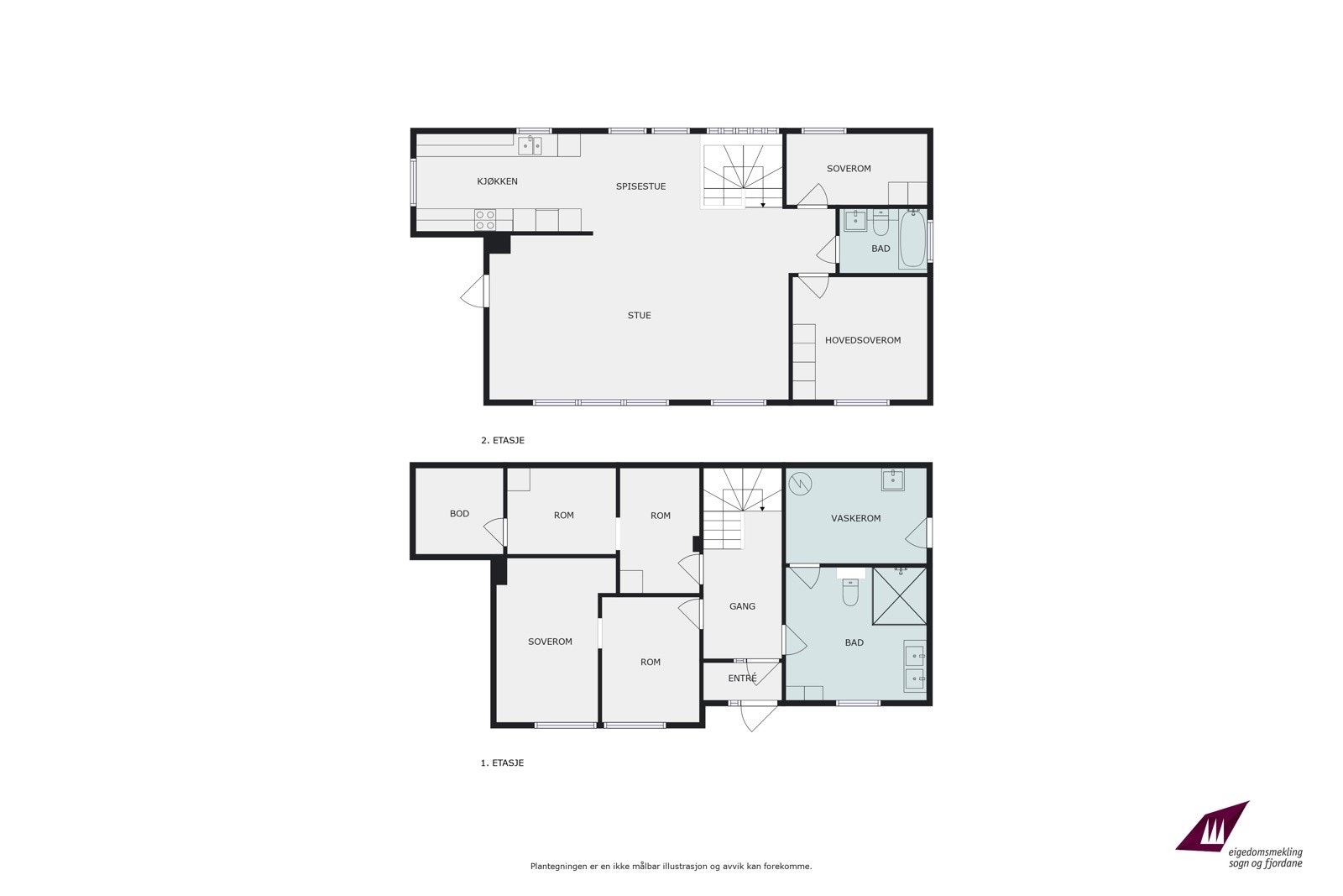 Plantegning Galleribilde