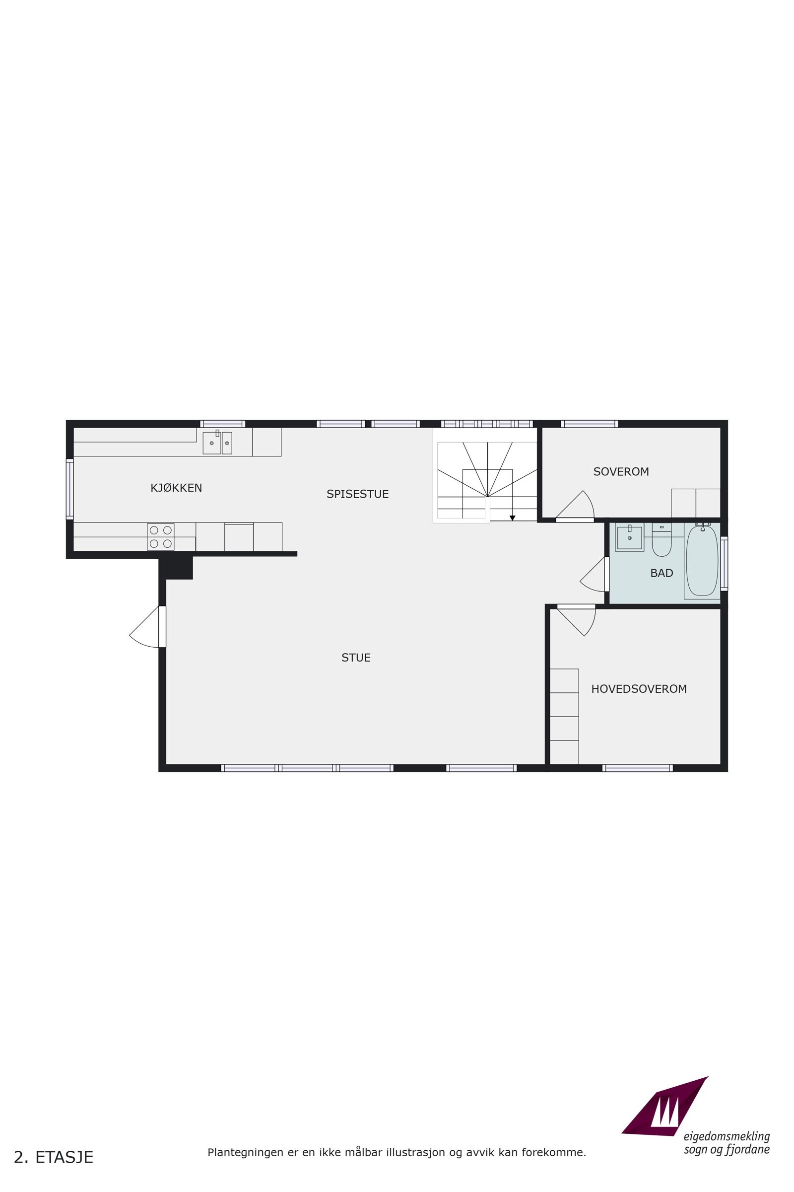 Plantegning Galleribilde