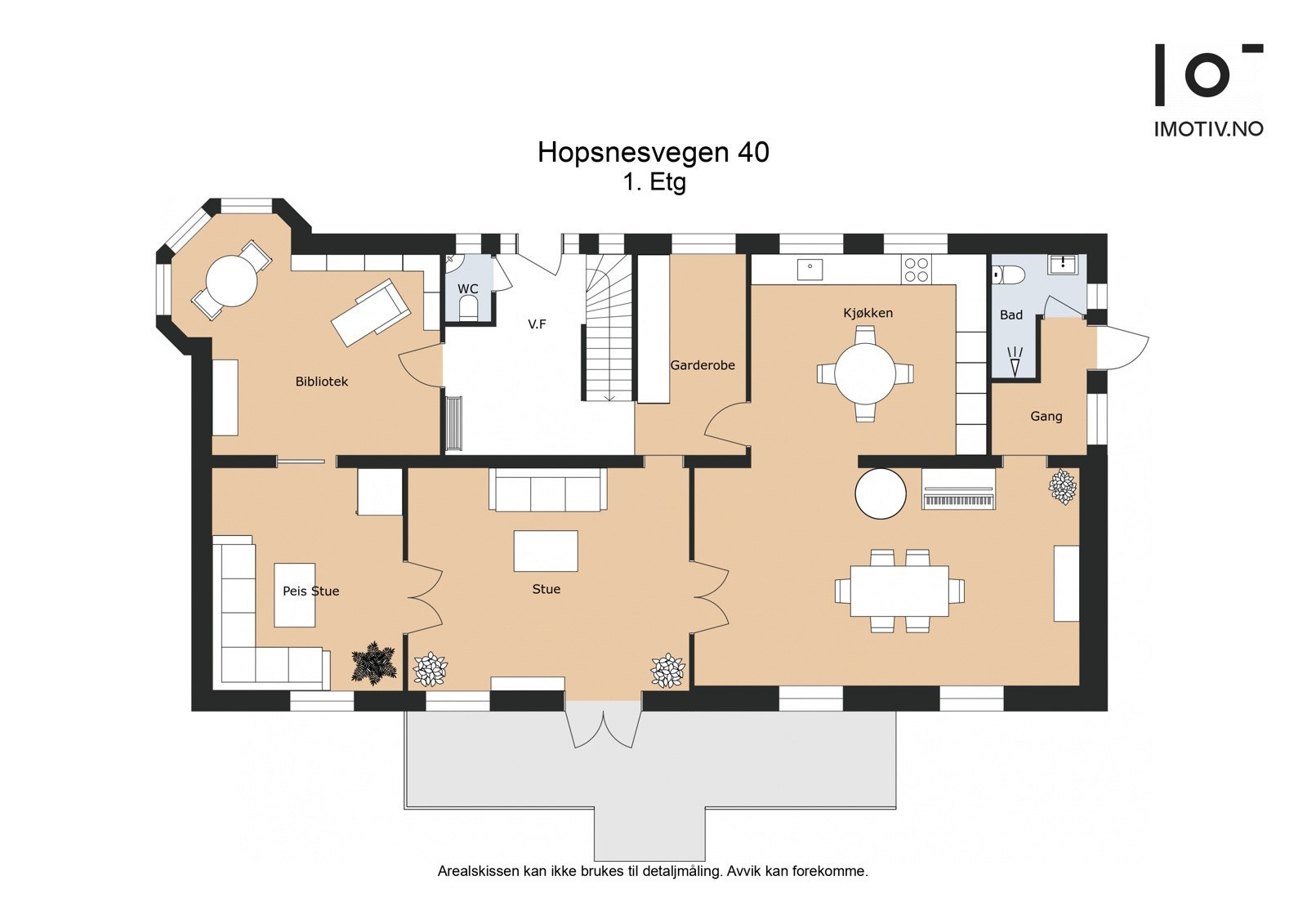 Plantegning 1.etg. Galleribilde