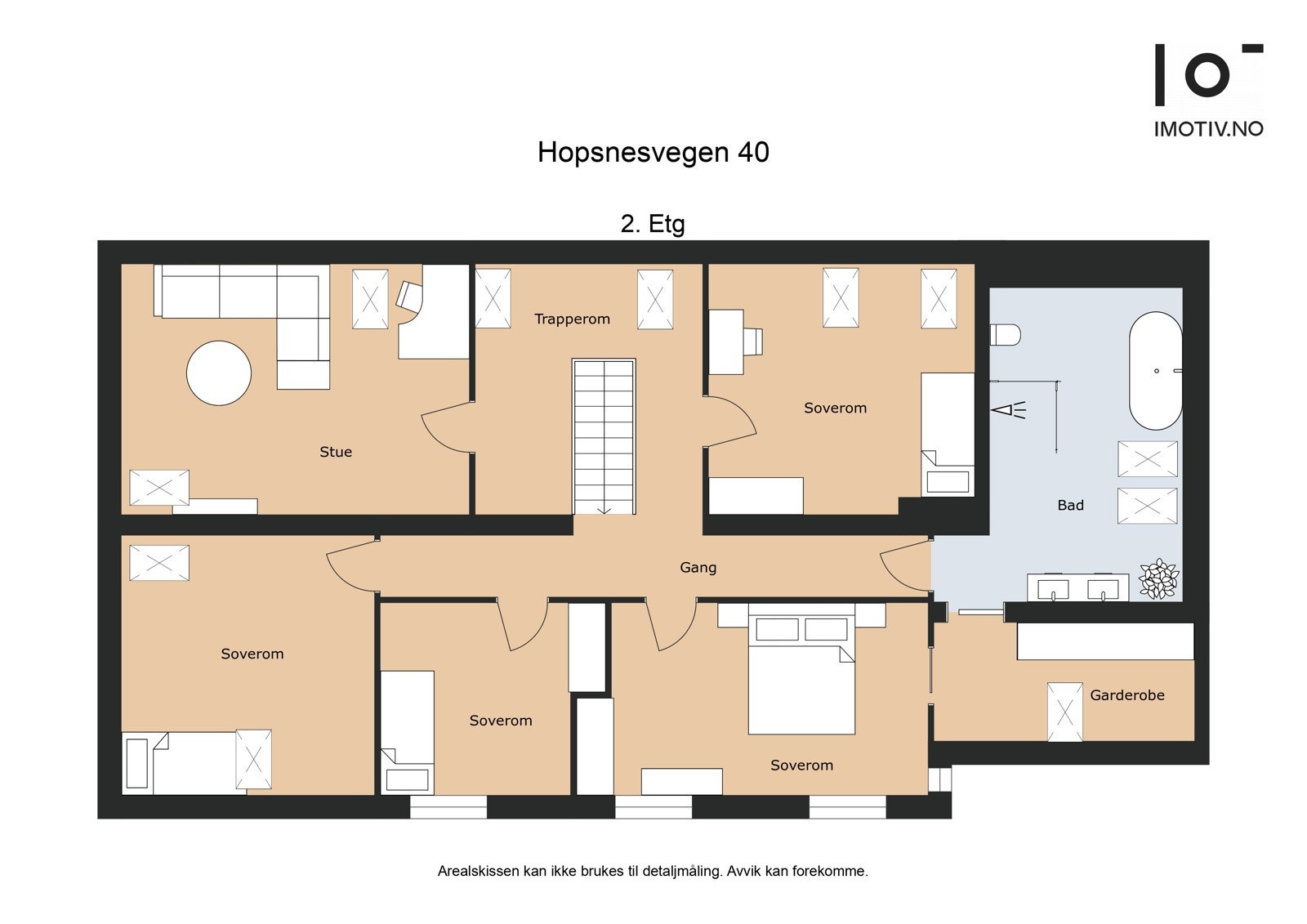 Plantegning 2.etg. Galleribilde