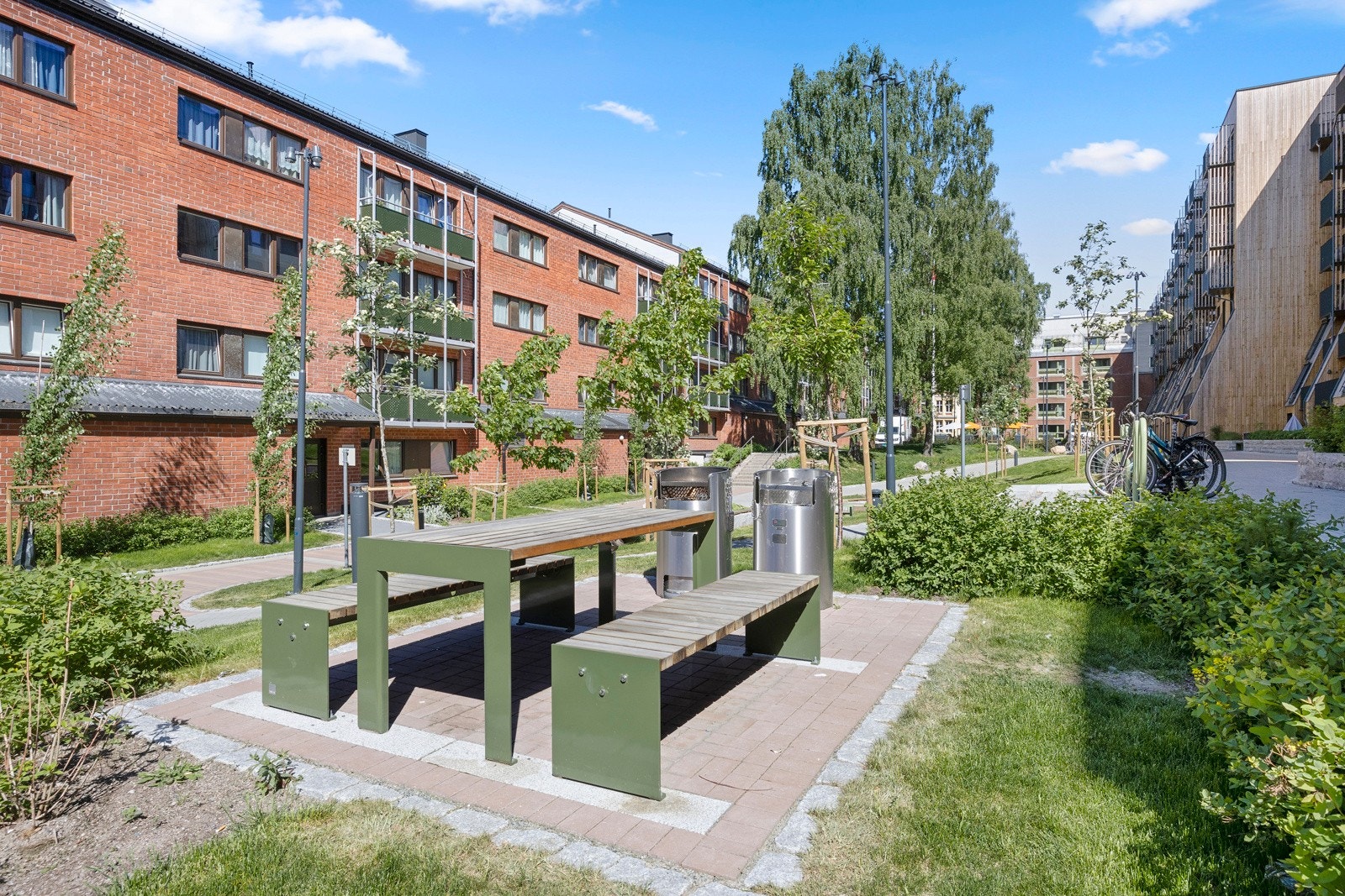 Felleskostnadene inkluderer a-konto varmvann, internett og kabel-tv. Galleribilde