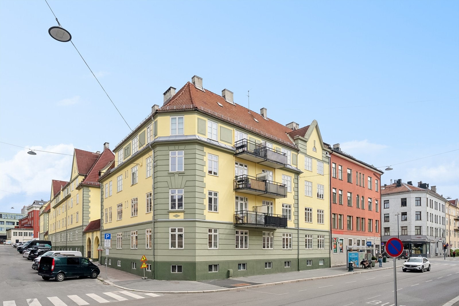 Fasaden ble rehabilitert i 2023. Galleribilde