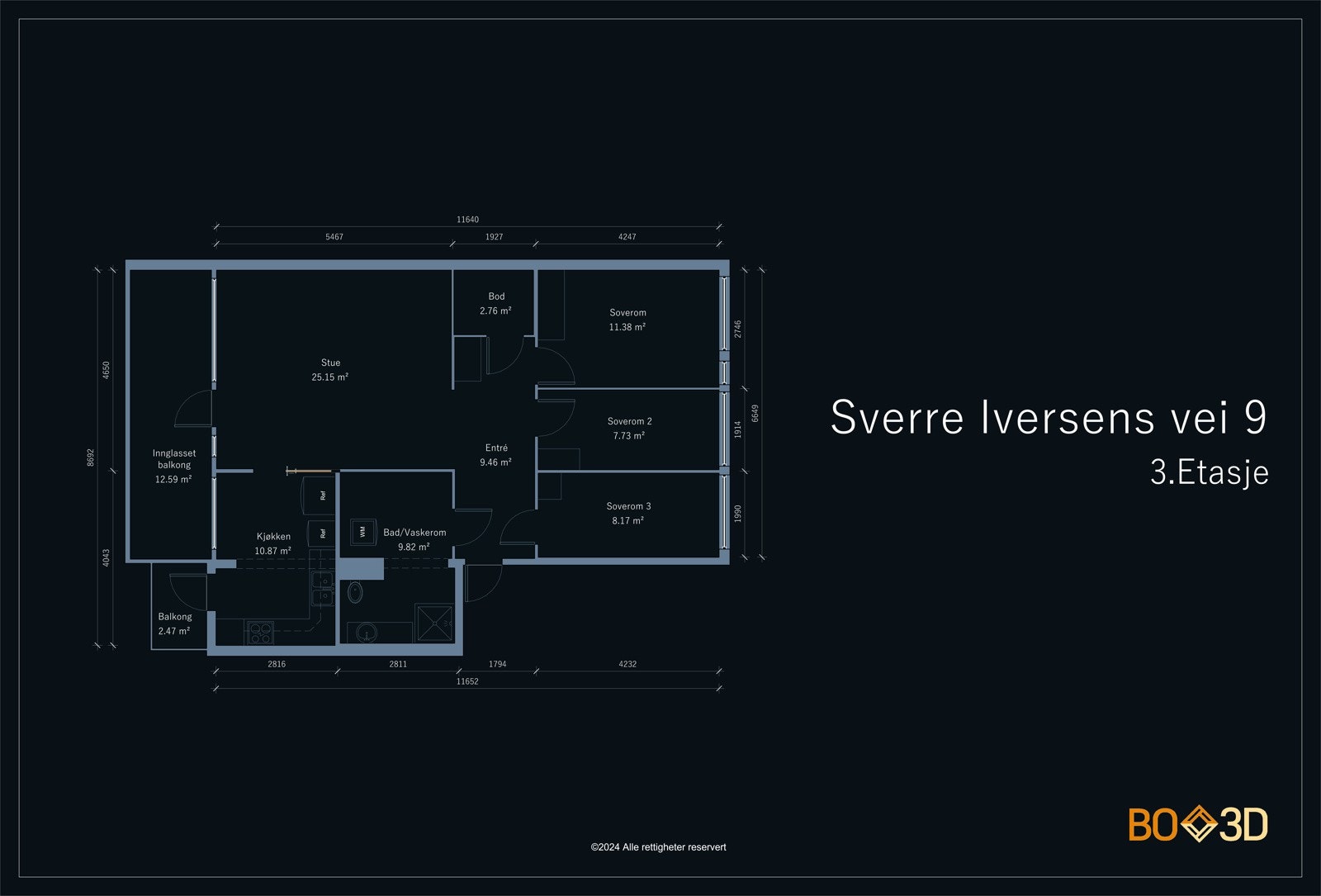 Plantegning Galleribilde