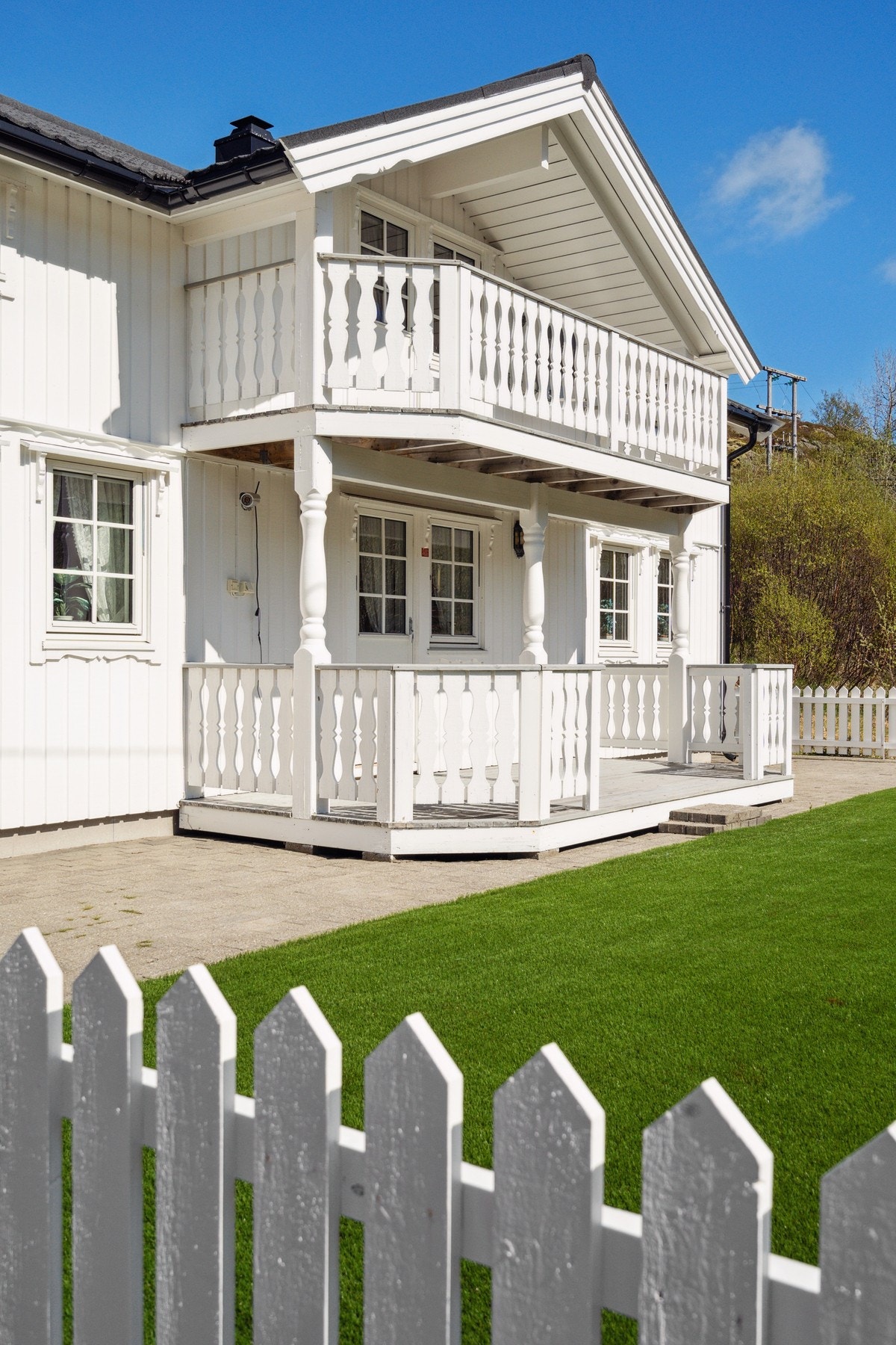 Pent og ryddig uteområde Galleribilde