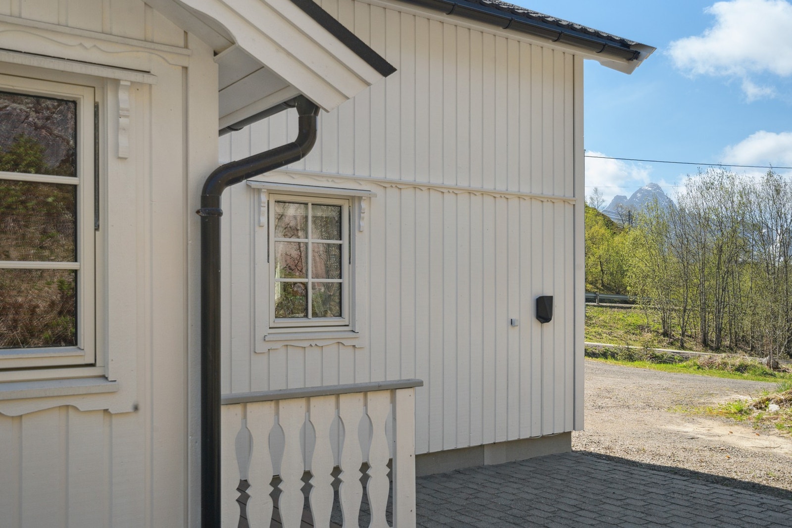 Her ved inngangspartiet Galleribilde