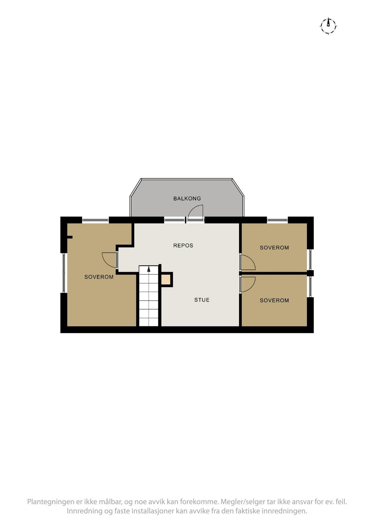 Planløsning av loftet Galleribilde