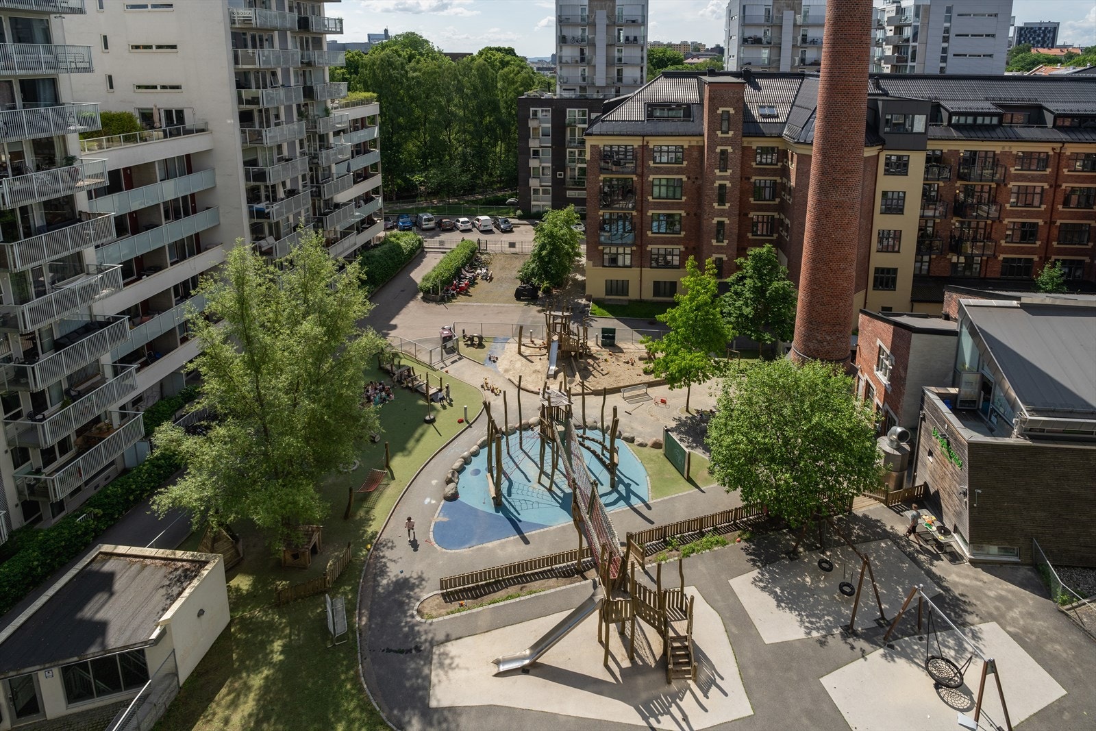 Det er fortrinnsrett i Waldemars barnehage som er i bakgården Galleribilde