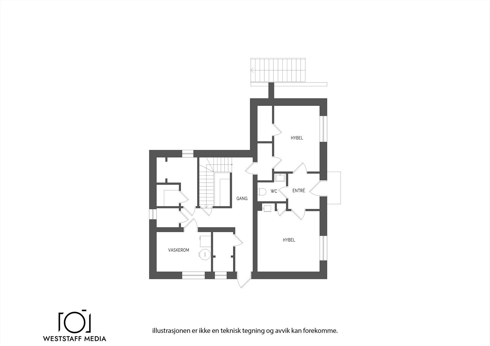 Planskisse Galleribilde