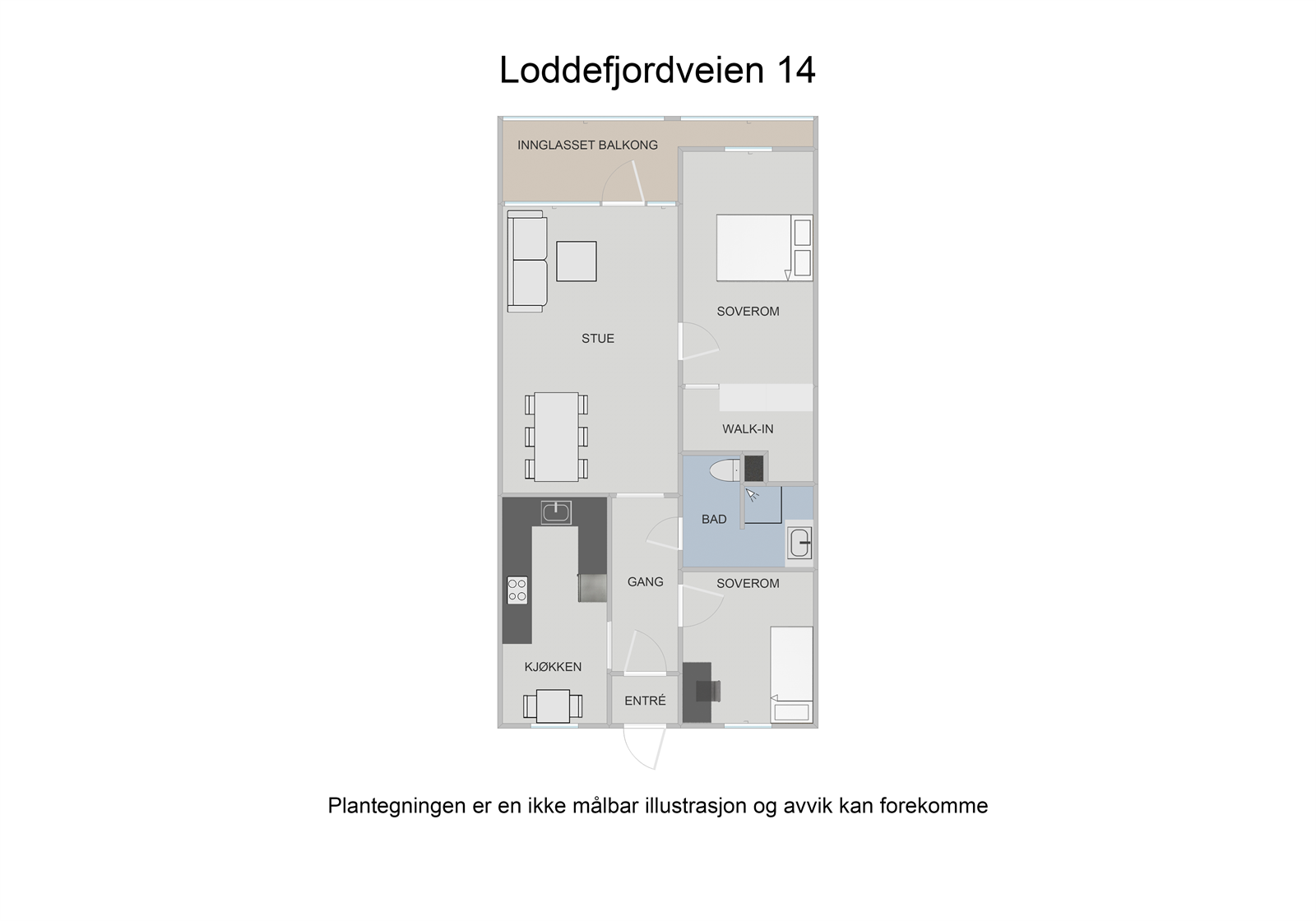 Plantegning Galleribilde