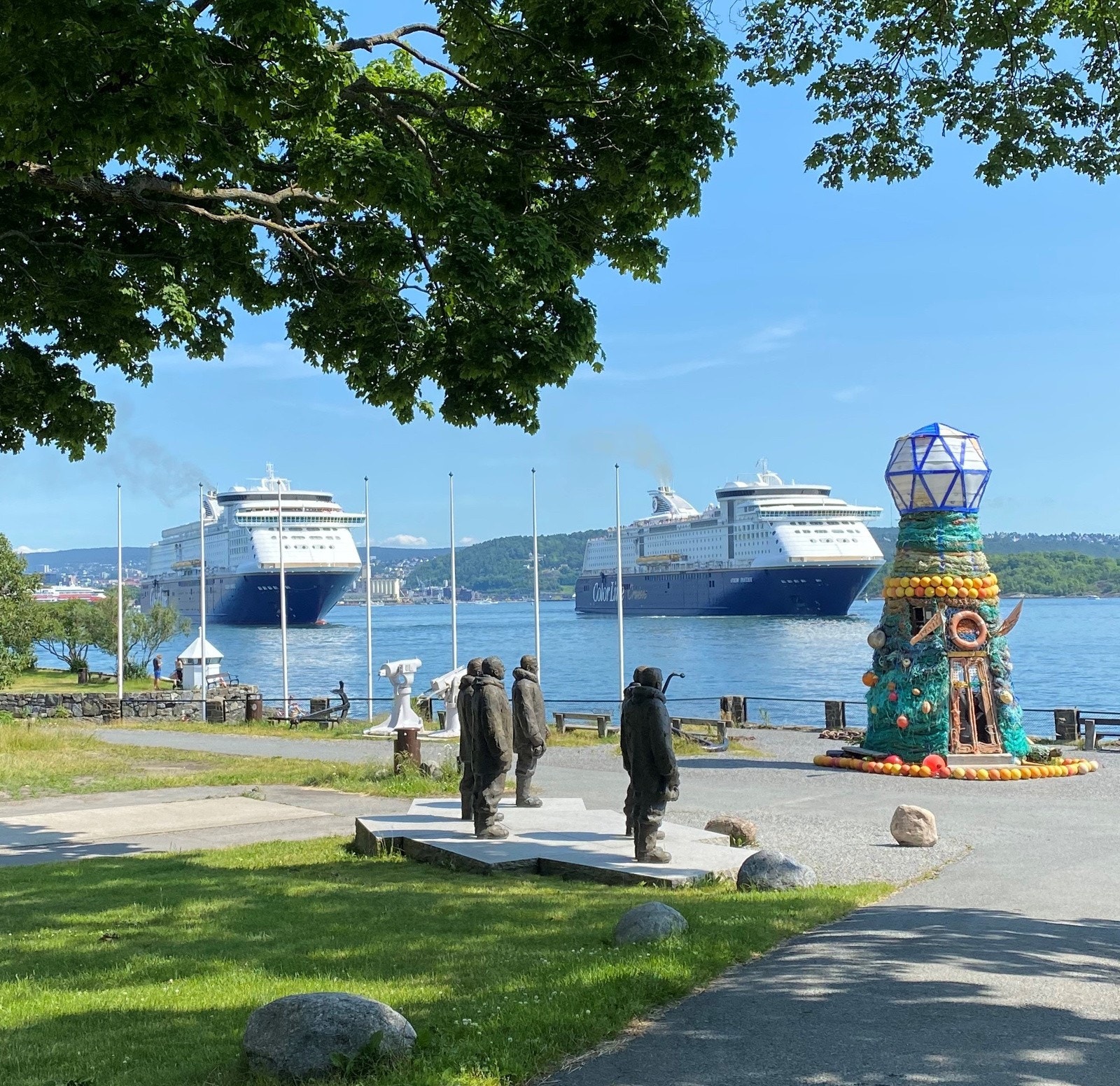 Bilde tatt foran Maritimt Museum Galleribilde