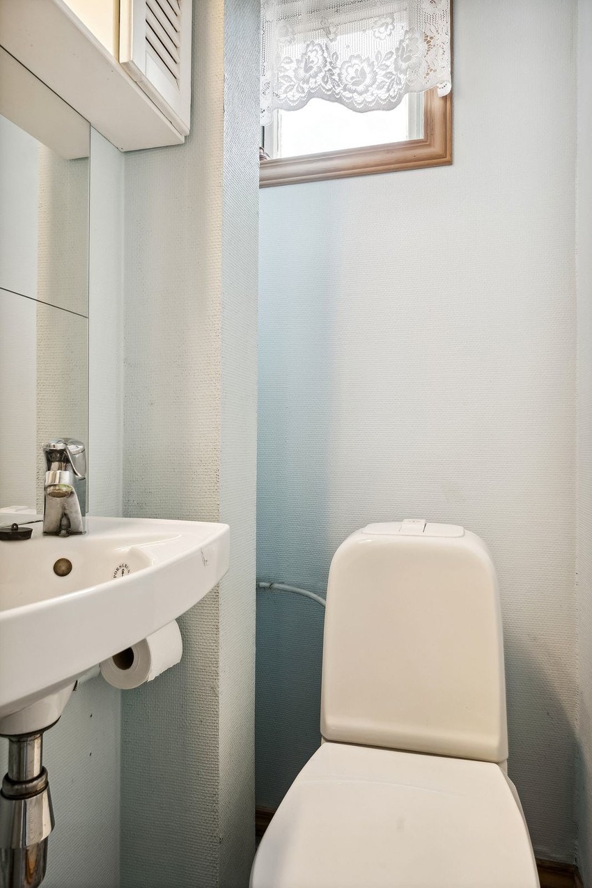 Enkel Wc i hovedetasjen. Galleribilde