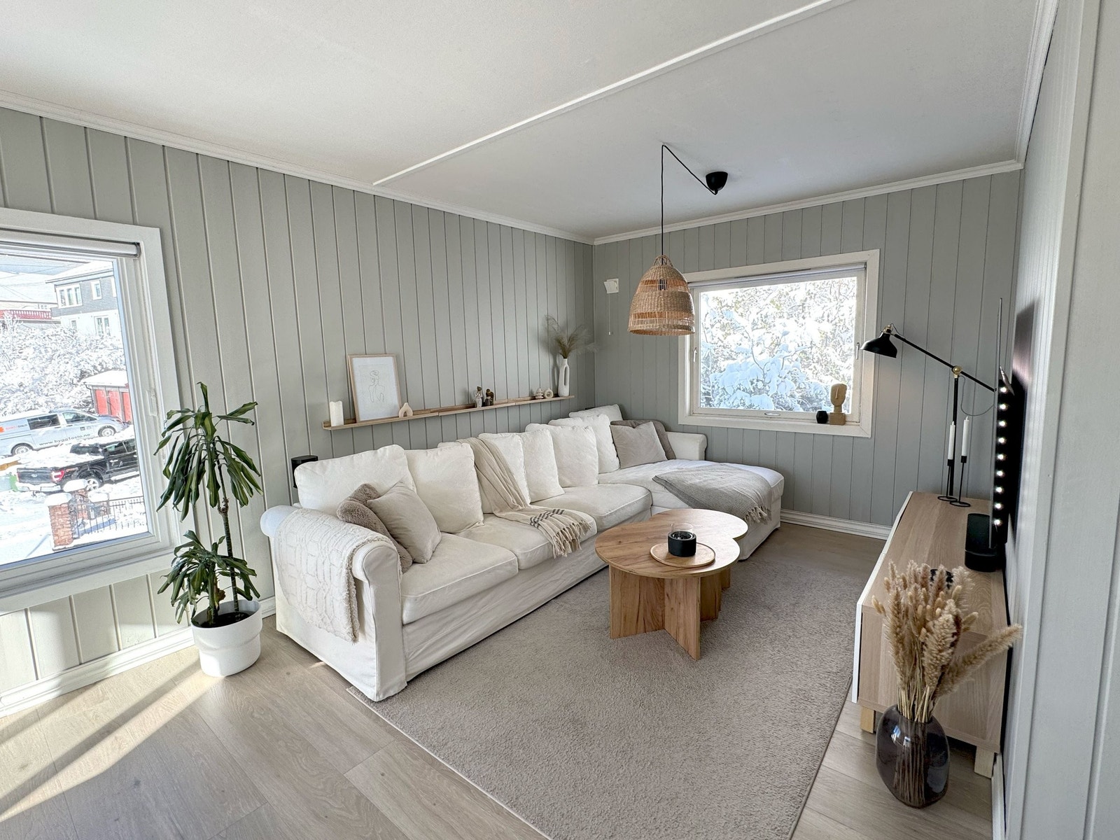 Koselig og lun sofakrok. Galleribilde