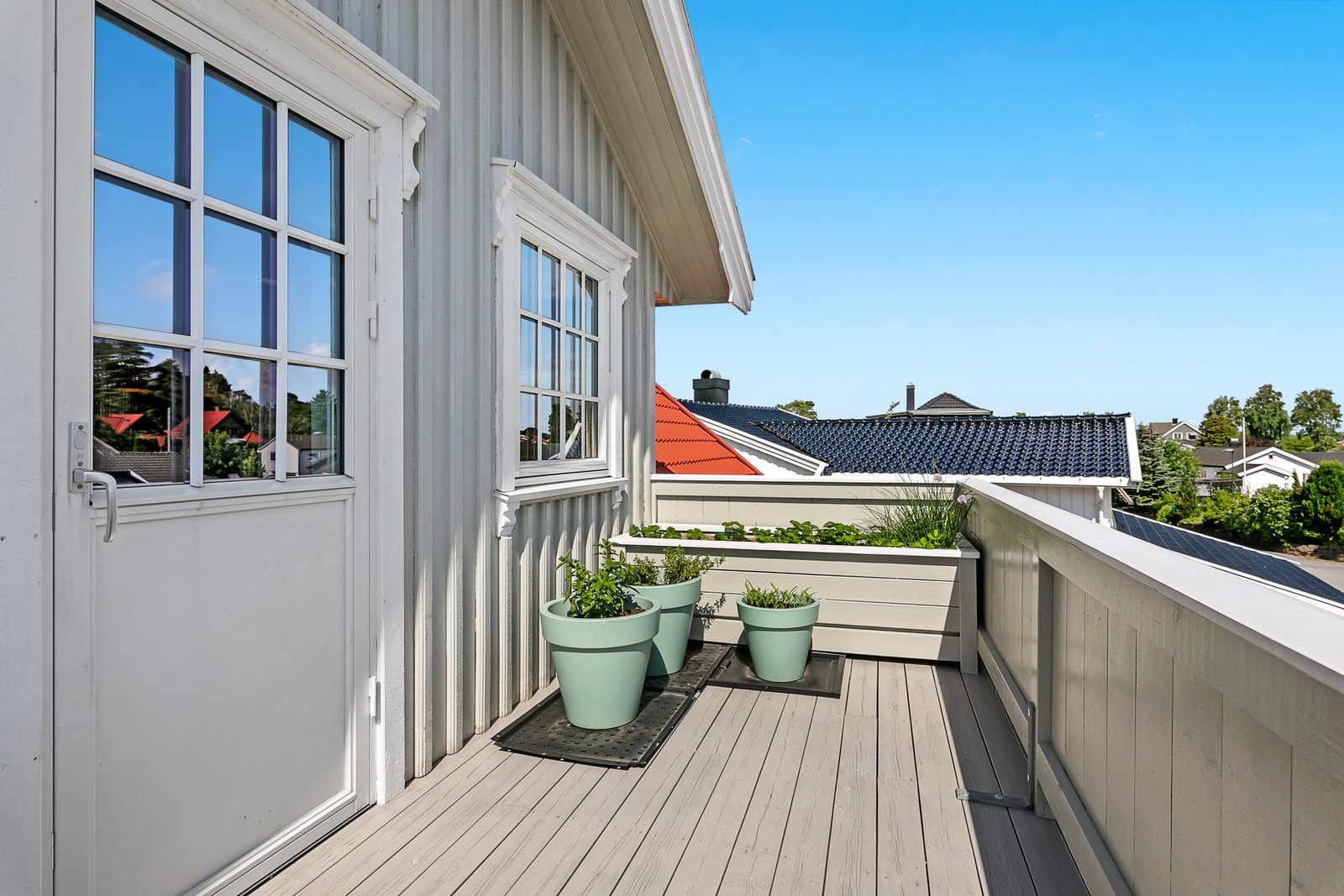 Her er det fin morgensol. Galleribilde