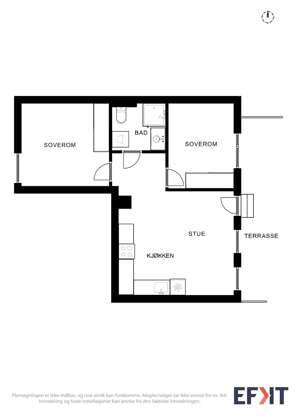 Plantegning Galleribilde