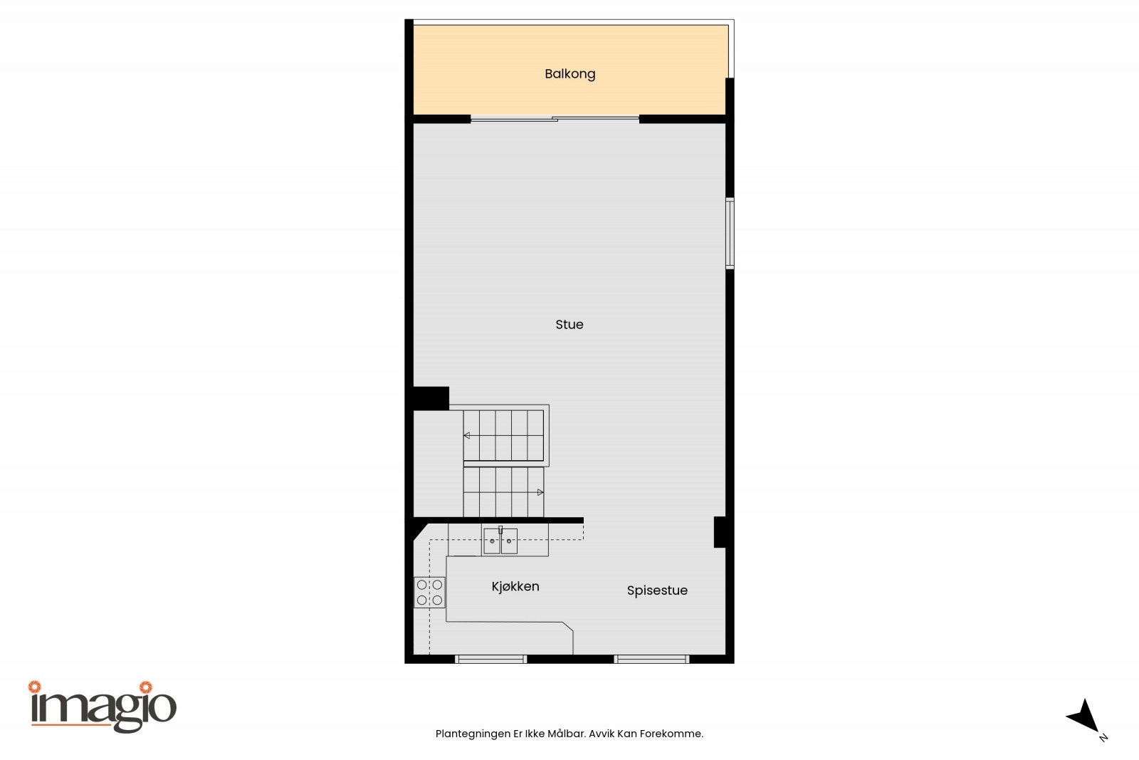 Planløsning 2. etasje Galleribilde