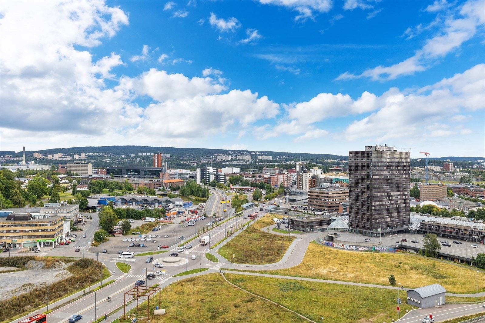 Oversiktsbilde fra Økernportalen (nærområde) Galleribilde
