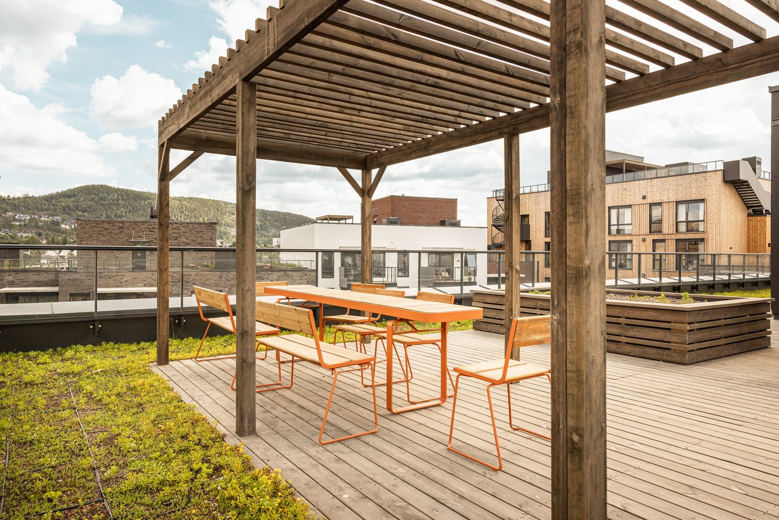 God boltreplass for alle byggets beboere. Galleribilde