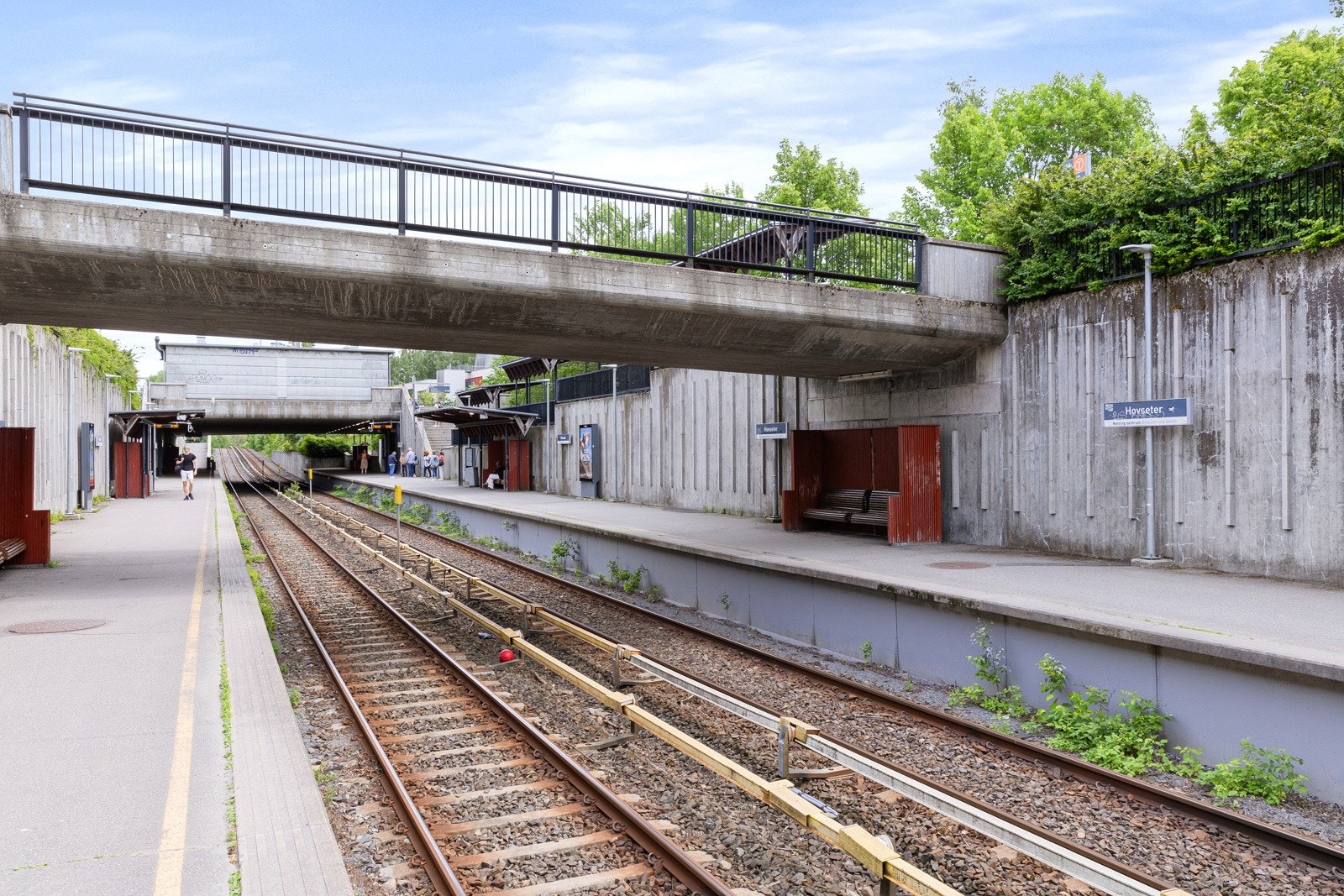 Kun få minutters gange ligger Hovseter T-banestasjon Galleribilde