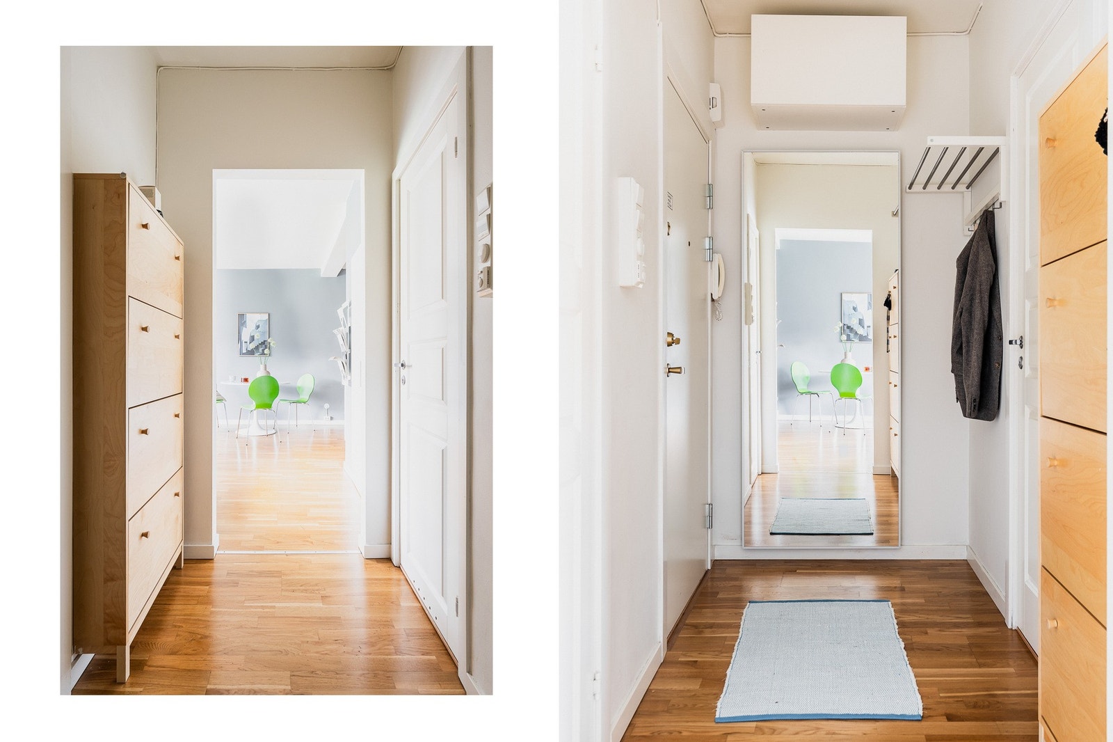 Romslig entré. Galleribilde