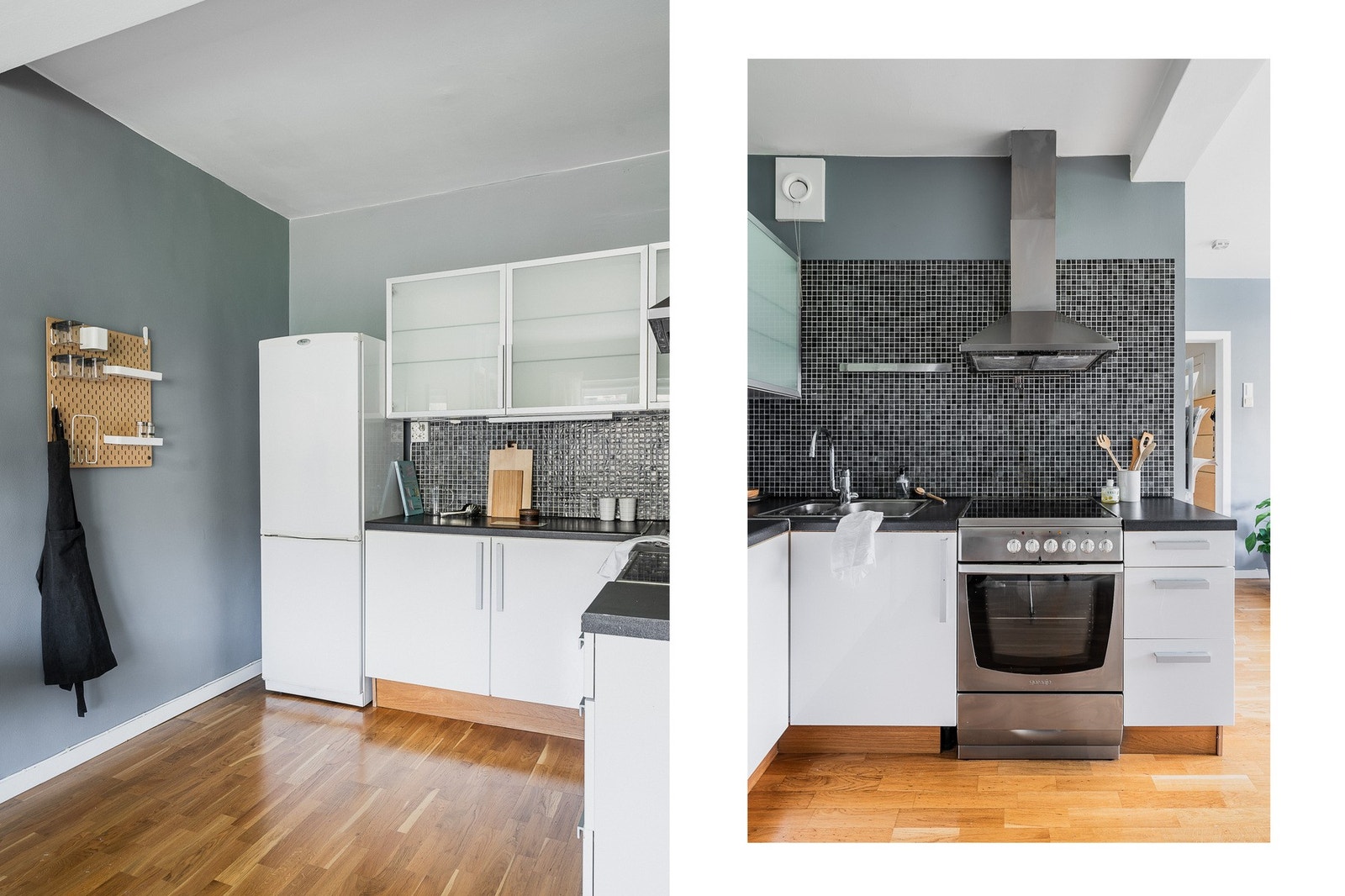 God lagring- og benkeplass. Galleribilde