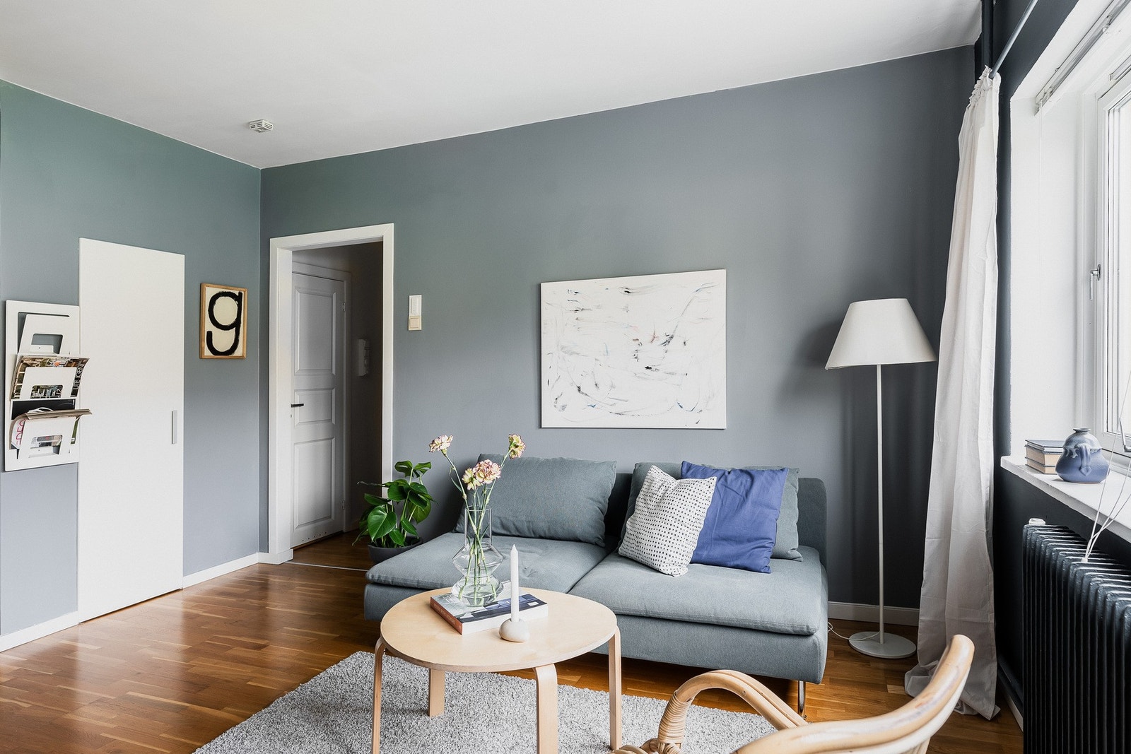 Veggflater malt 2021. Galleribilde