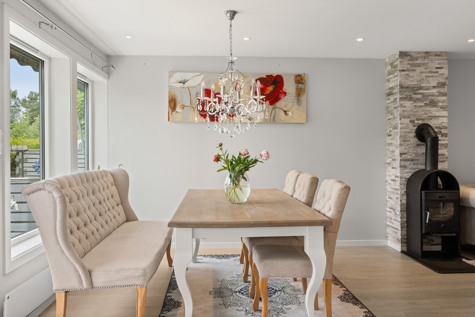 Her kan dere invitere til hyggelige kvelder året rundt. Galleribilde