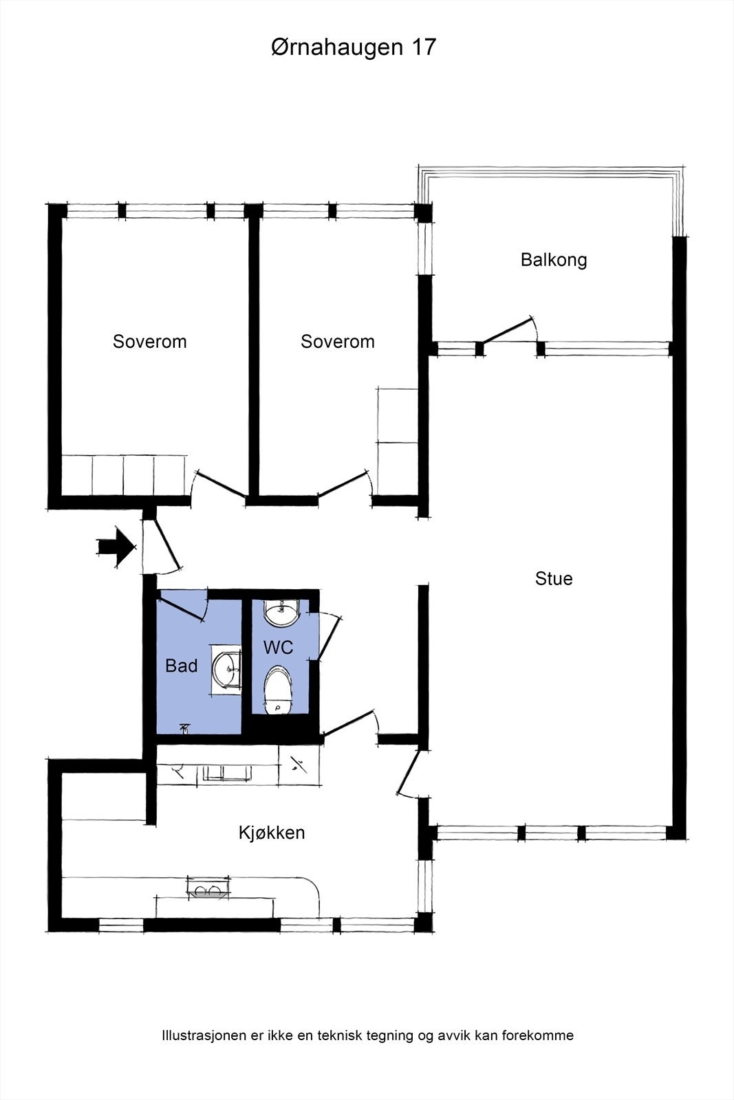 Plantegning Galleribilde