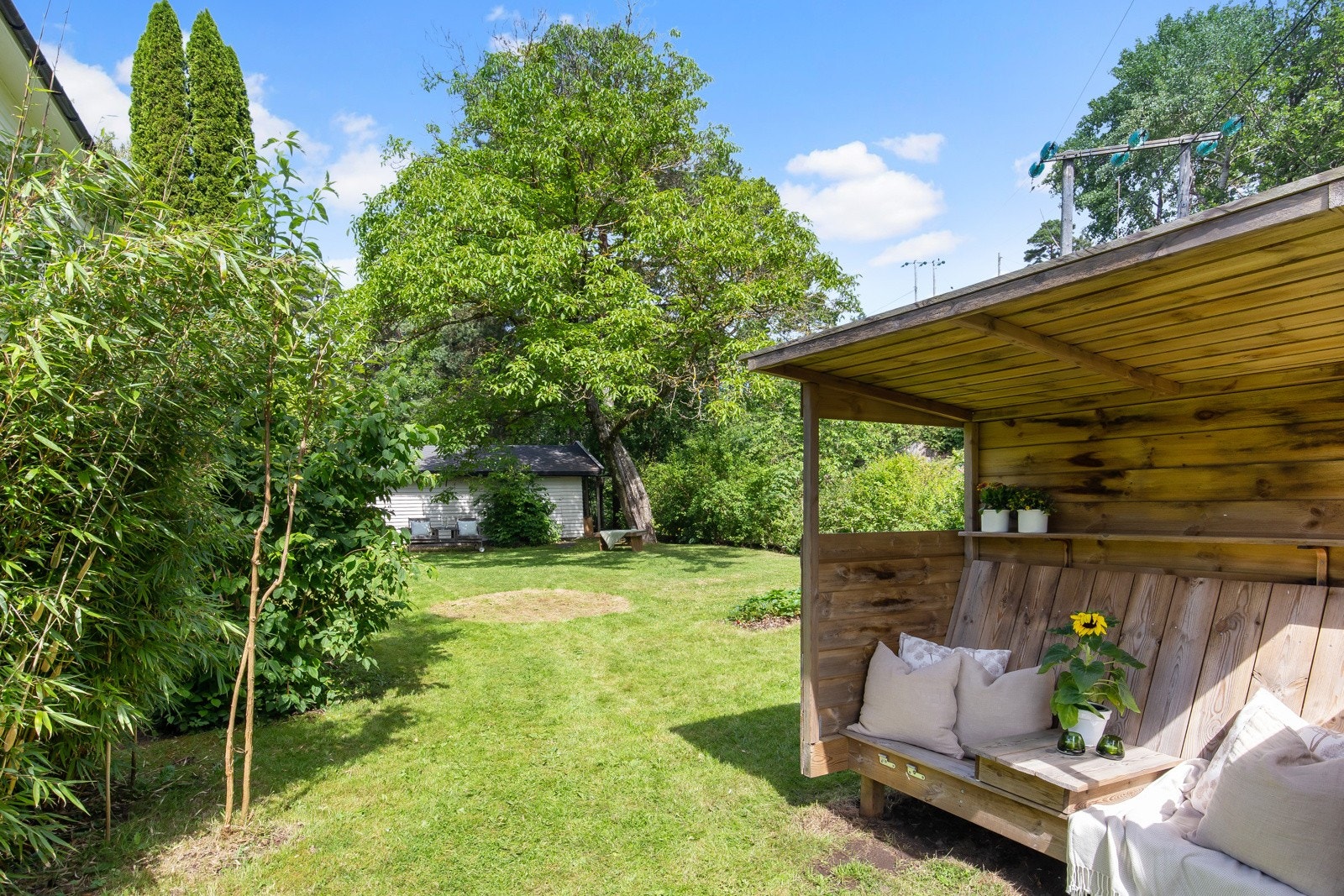Hagen byr på mye boltreplass for både store og små. Galleribilde