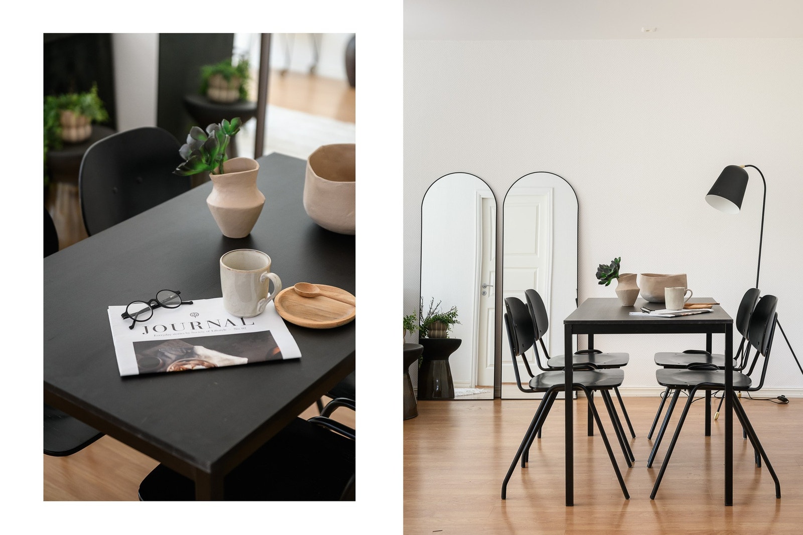 Lyse og stilrene fargetoner. Galleribilde