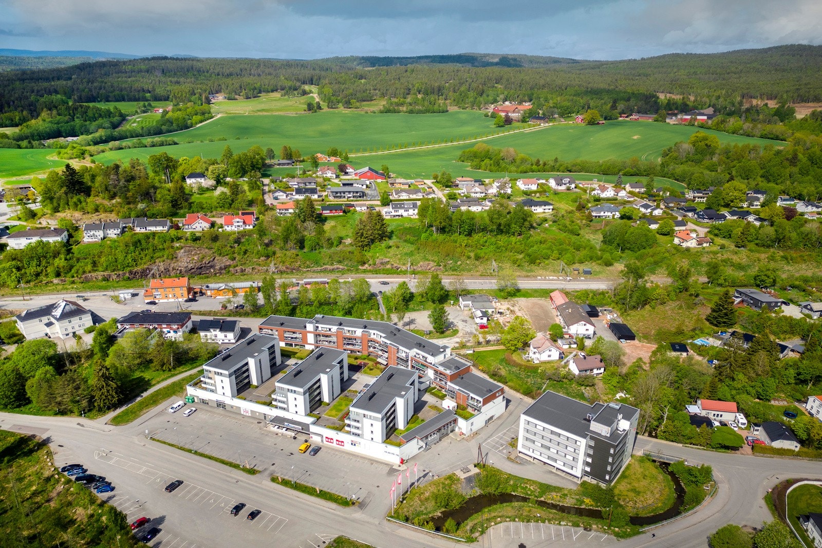 Røyken sentrum Galleribilde