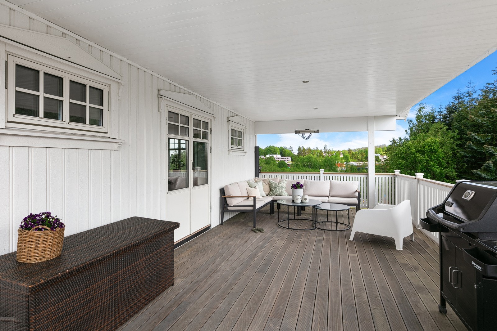 Overbygget terrasse Galleribilde
