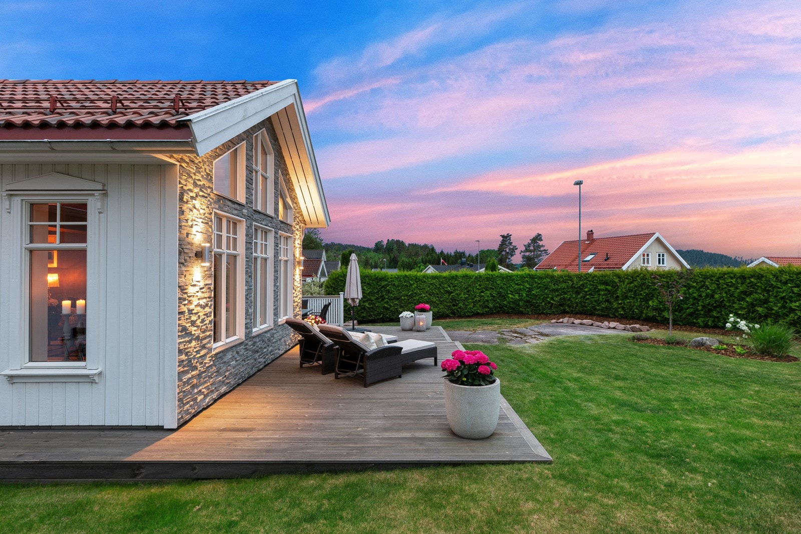 Kveldsstemning Galleribilde
