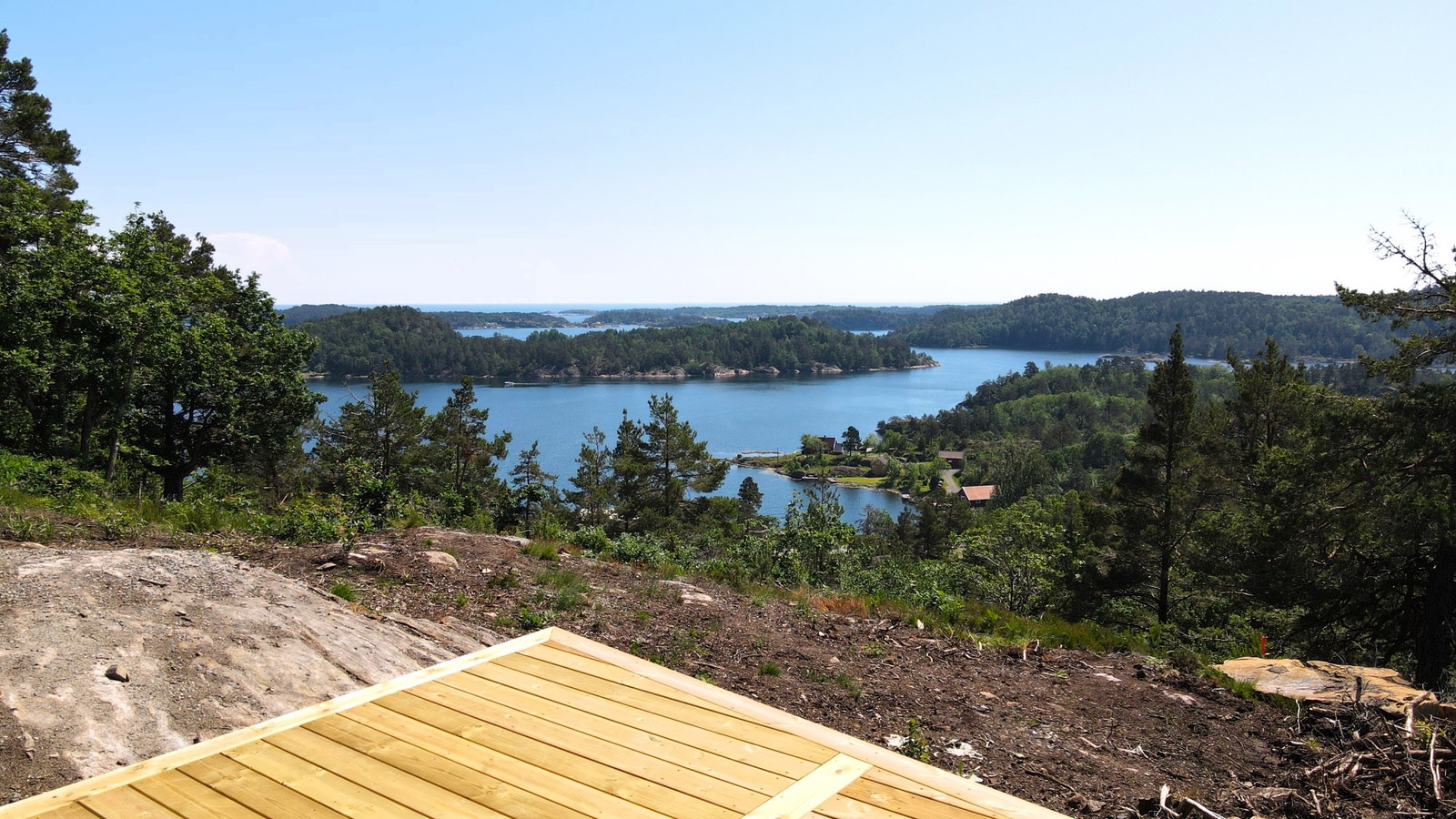 Utsikt fra terrassen på tomt 112 Galleribilde
