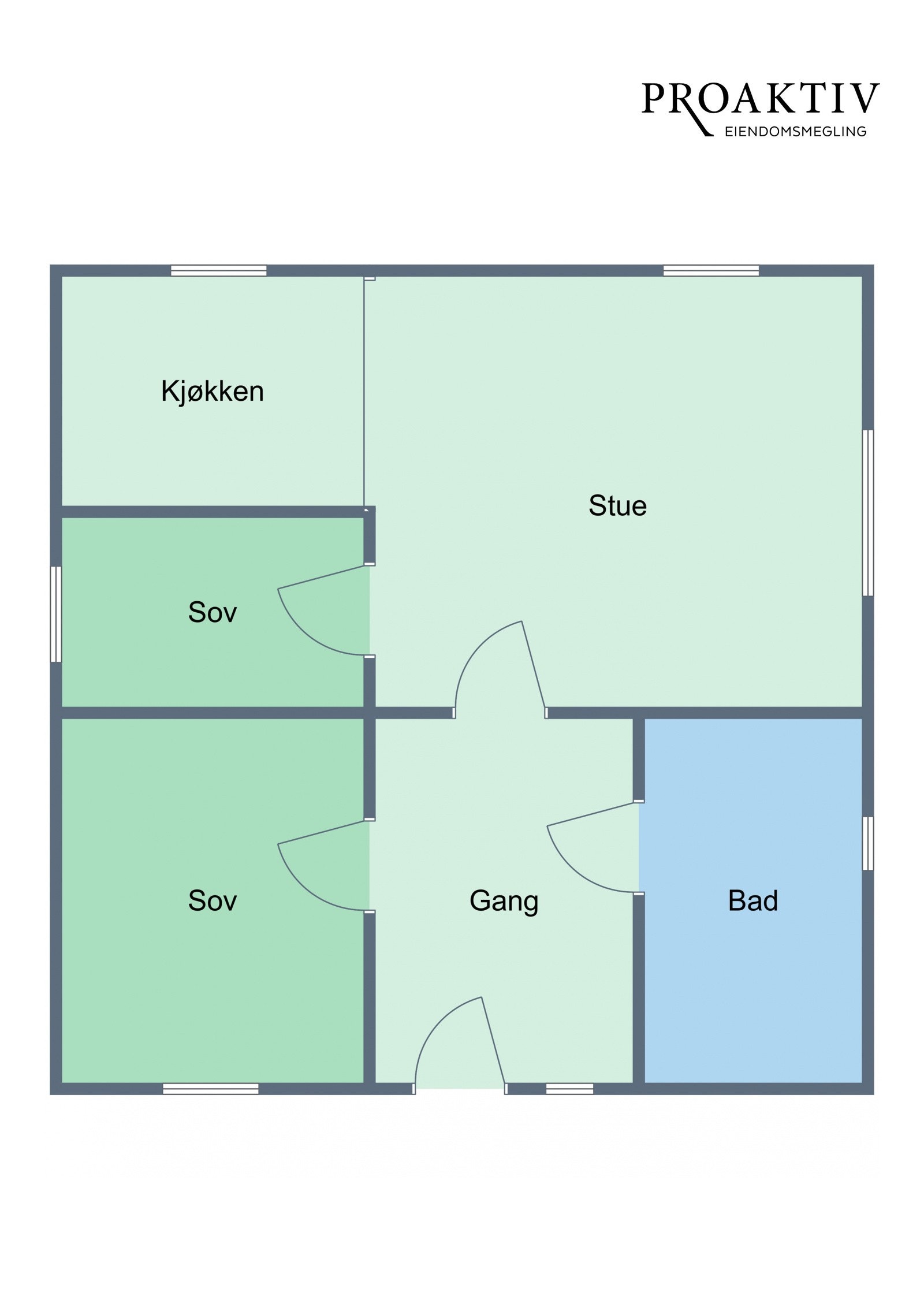 Plantegning. Galleribilde