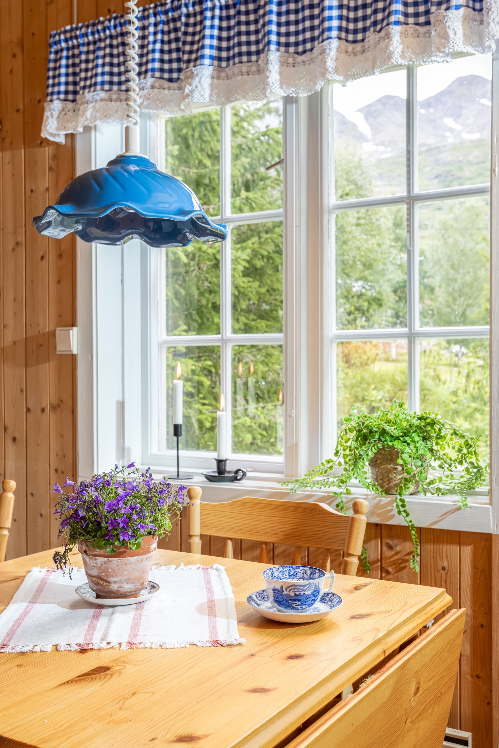 Utsikt ut til det vakre fjellet Tellingen Galleribilde