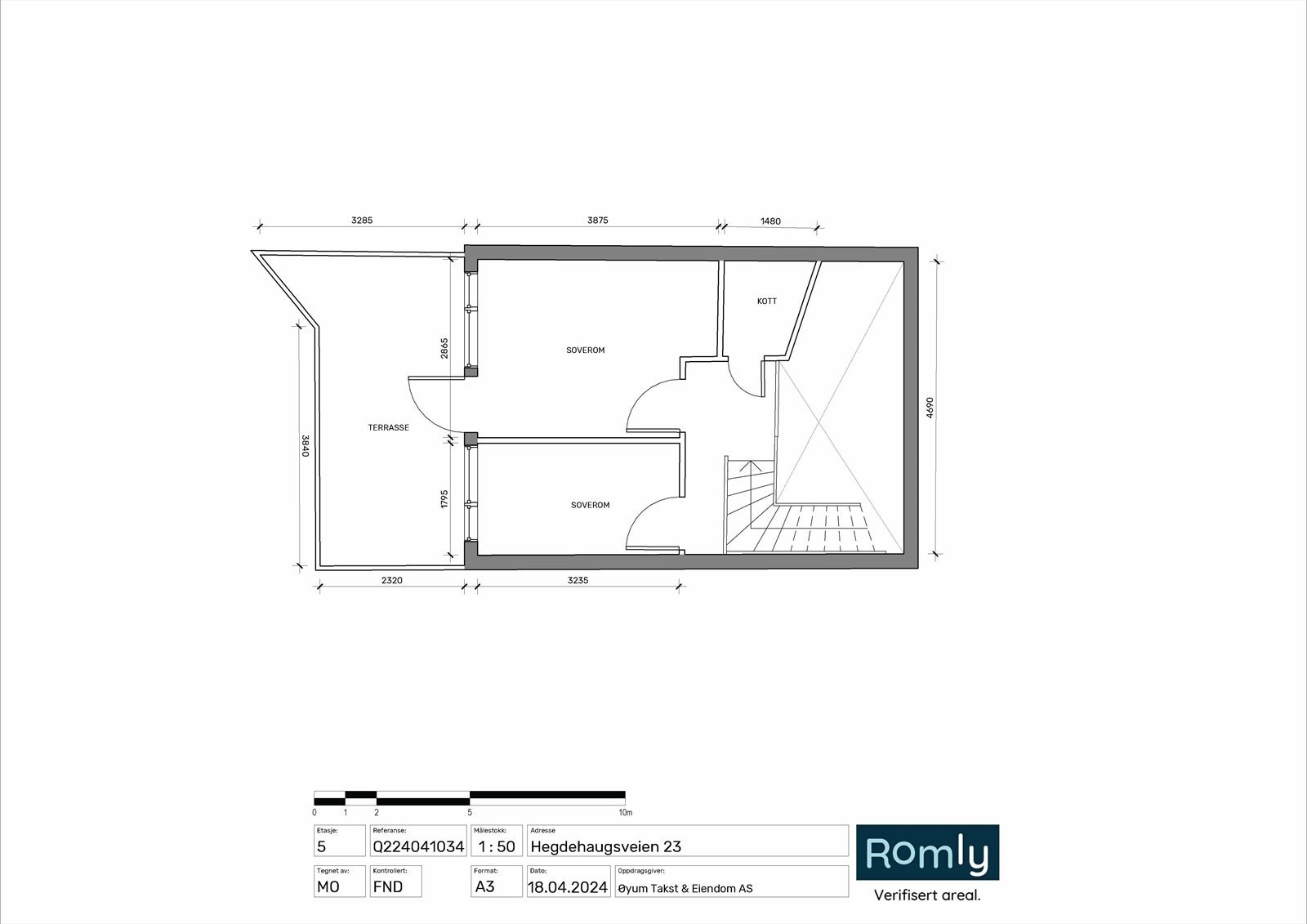 Plantegning 6.etasje Galleribilde