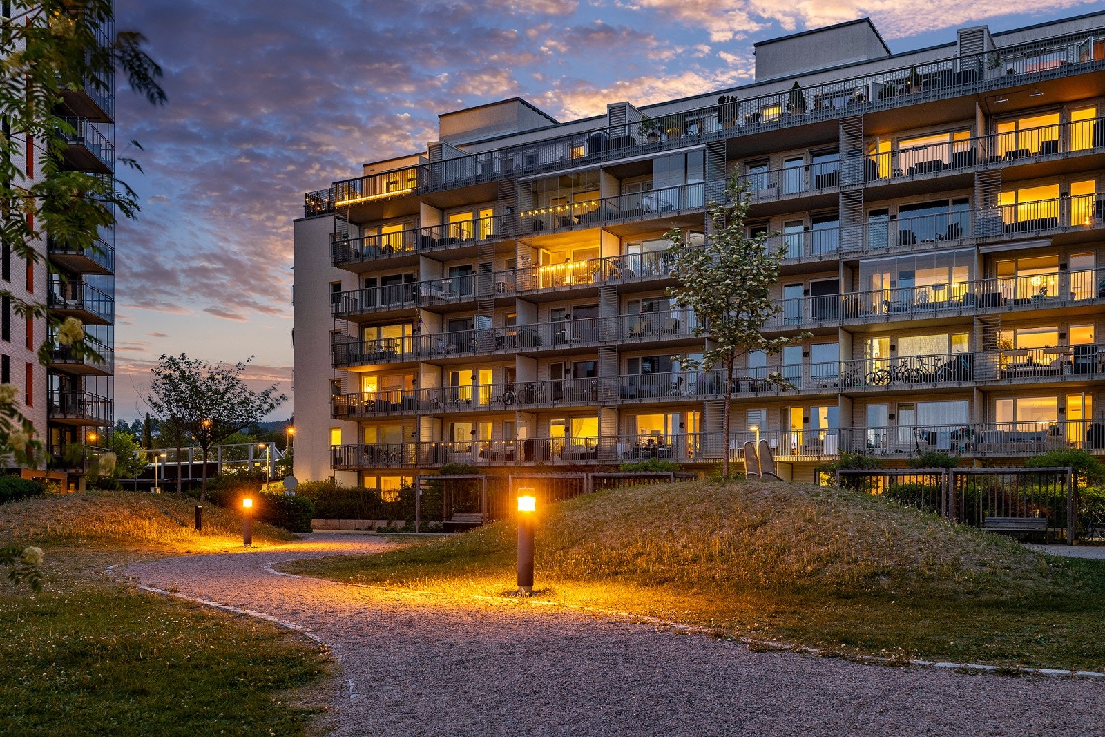 Sameiet består av 121 seksjoner. Galleribilde