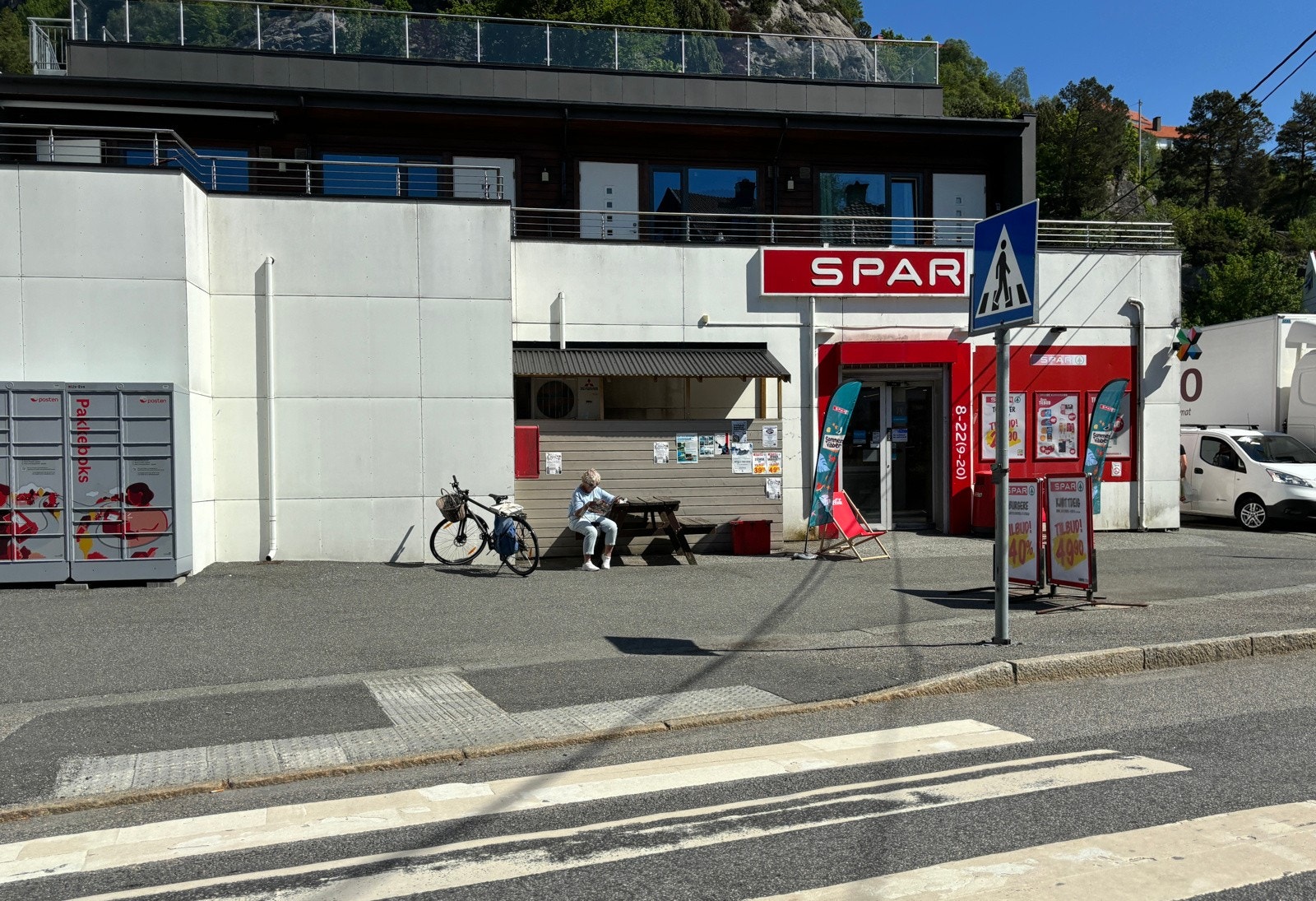 Spar-butikk på vei mot NHH. Galleribilde