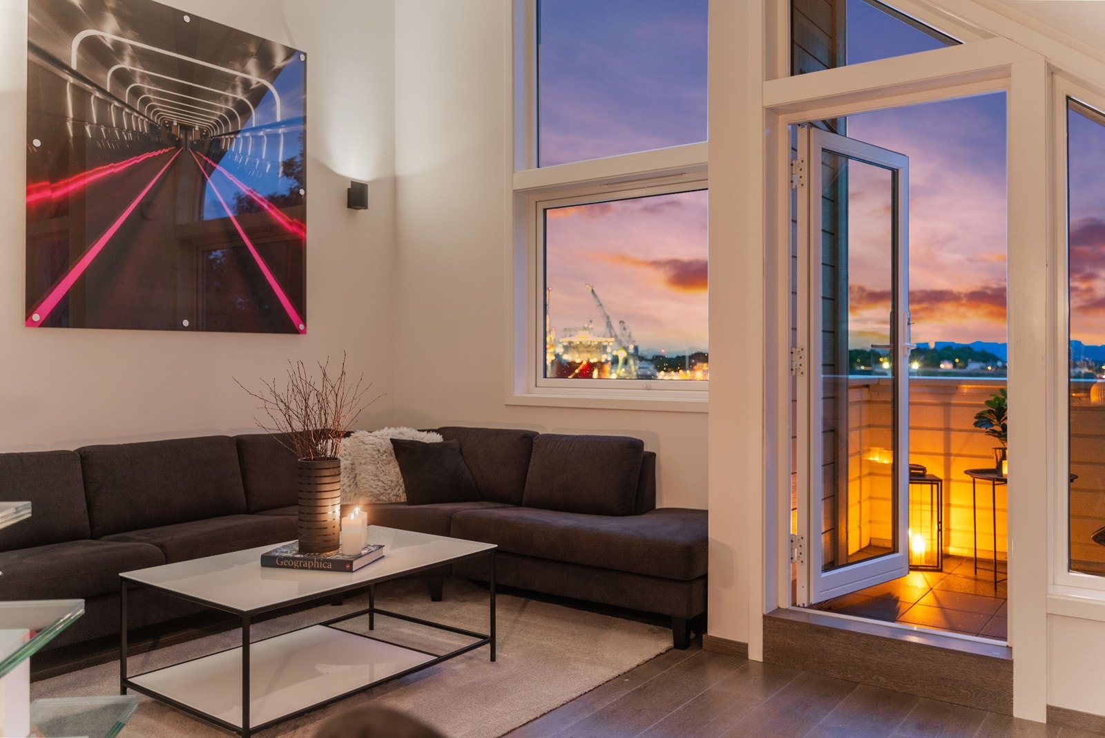 Kveldsbilder - Stue Galleribilde