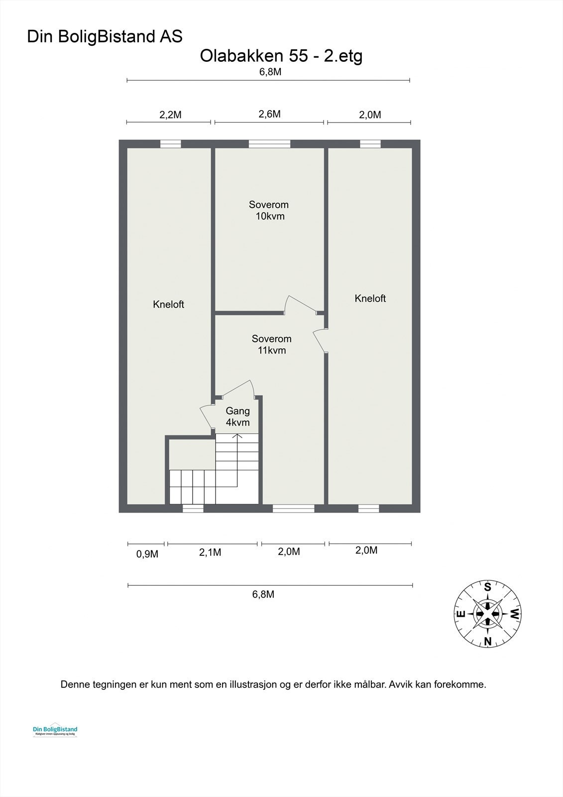 Plantegning, 2. etasje. Galleribilde