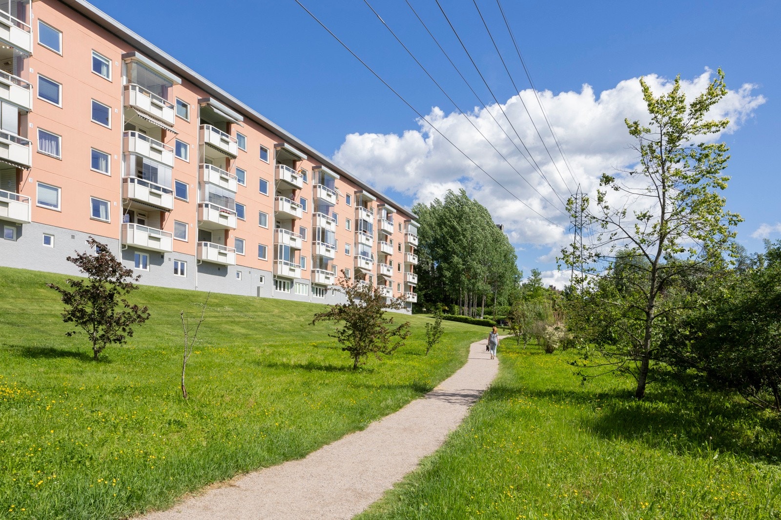 Borettslaget består av 463 andelsleiligheter. Galleribilde