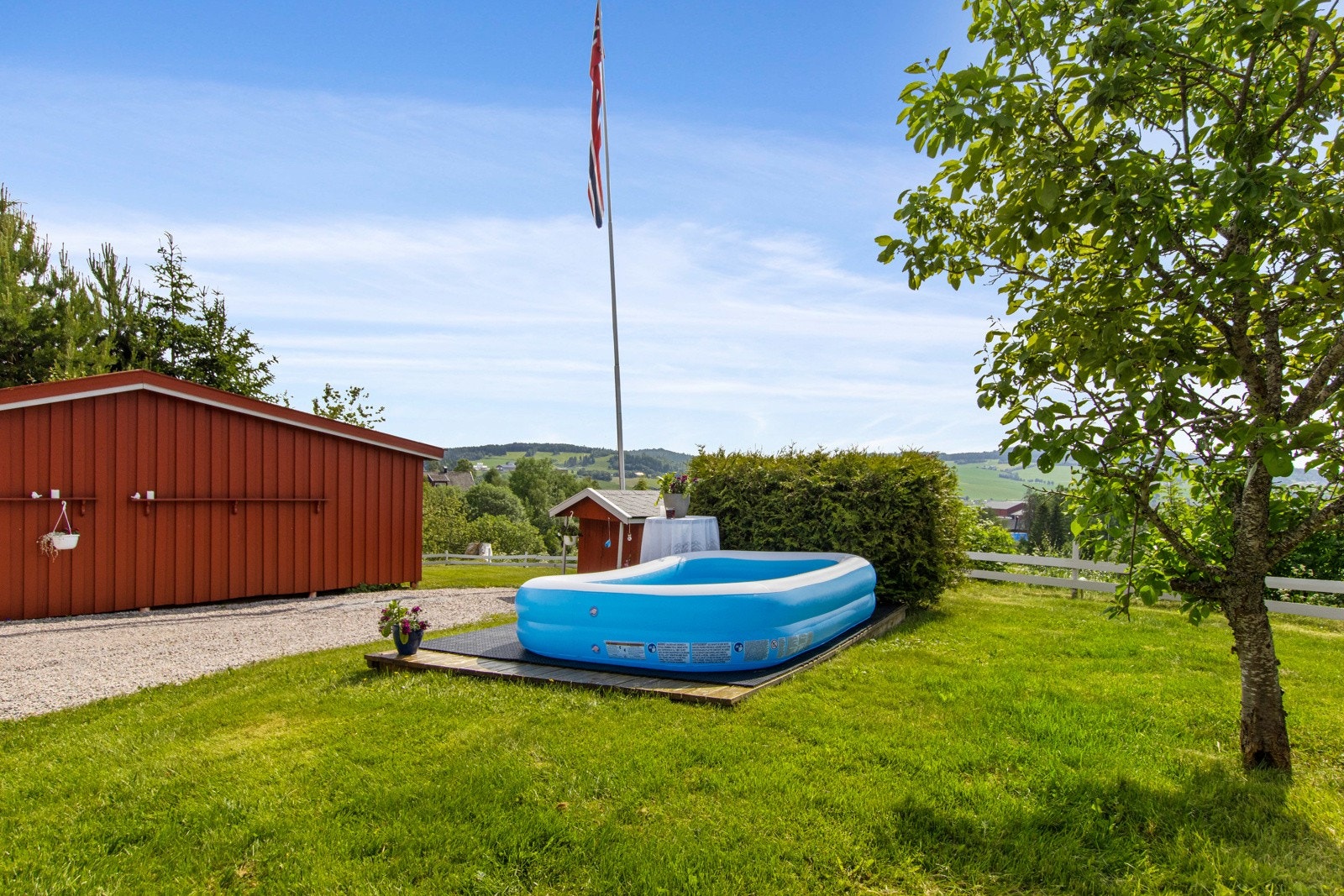 Stor og meget pent opparbeidet tomt Galleribilde