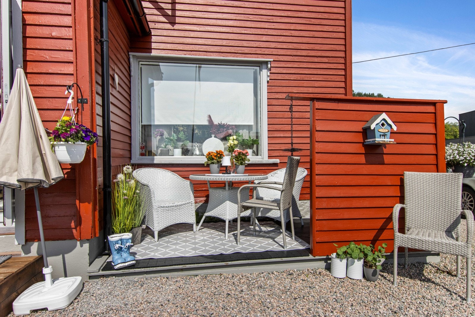 Hyggelig uteplass på eiendommen Galleribilde